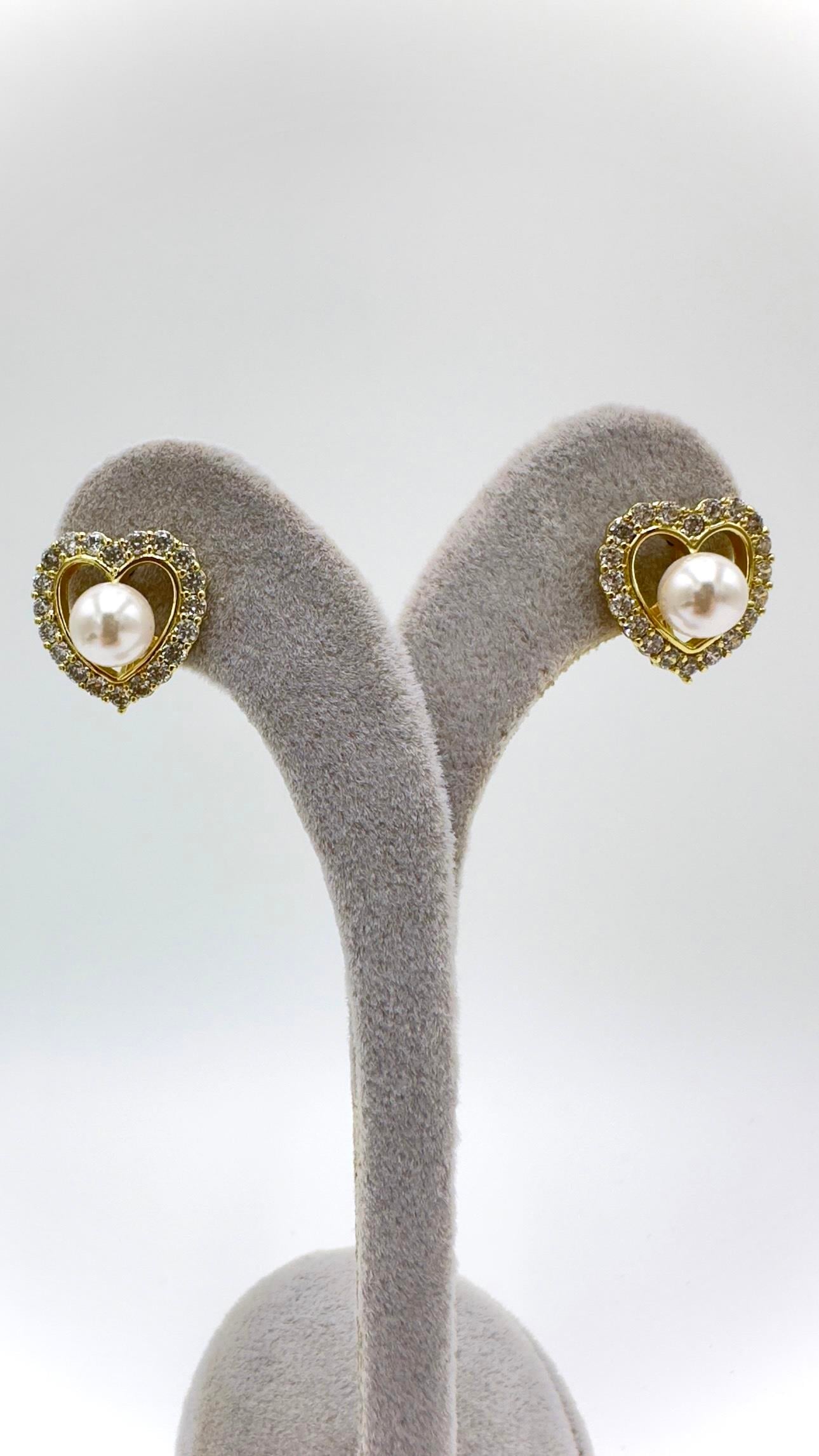 Vip 14 K Kalpli İnci Küpe