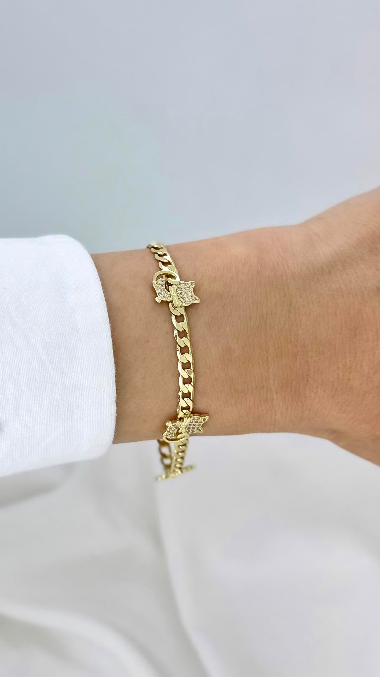 Vip 14 K Kedili Bileklik