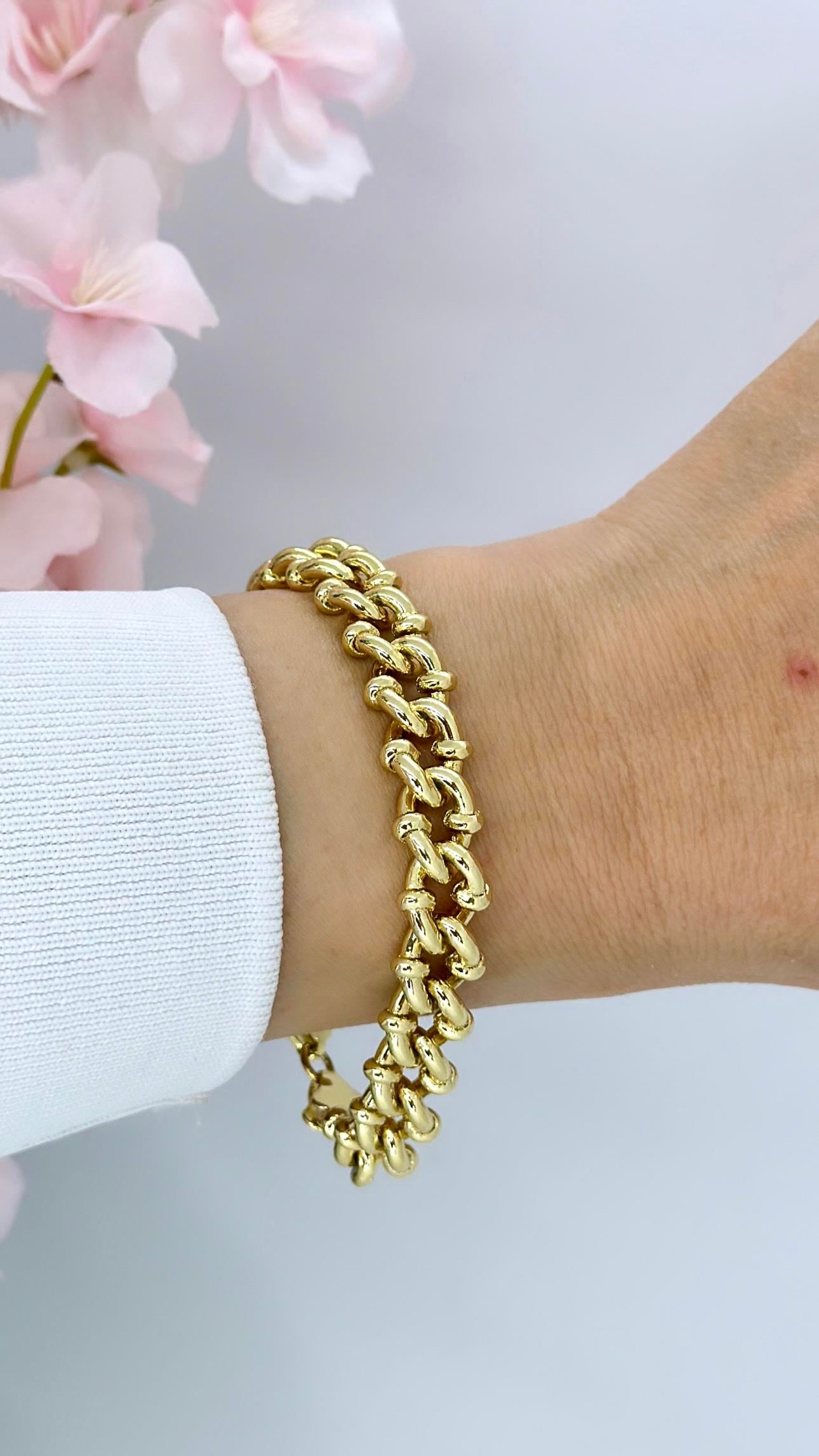 Vip 14 K Örğü Gurmet Bileklik