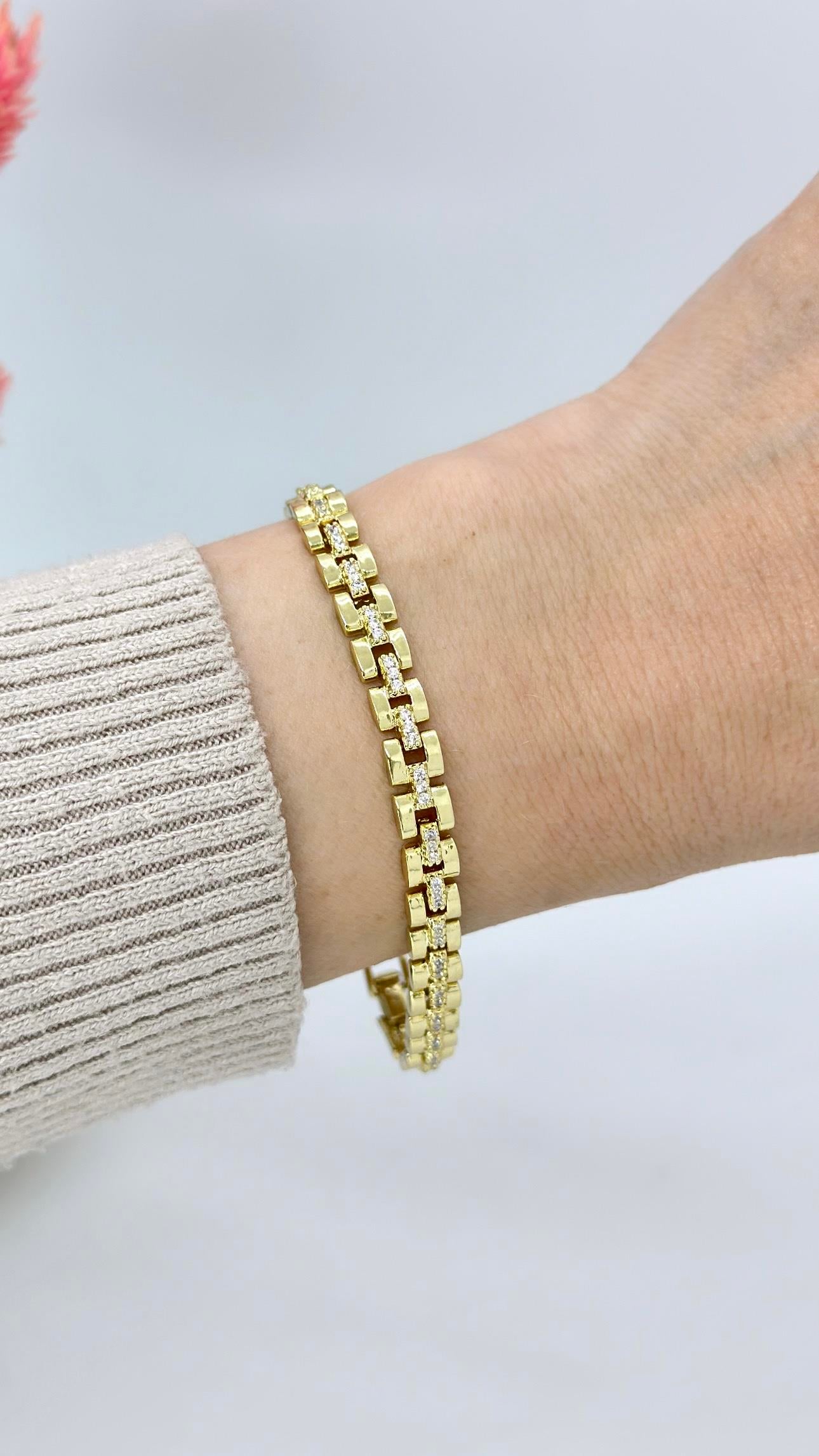 Vip 14 K Rolex Spor Bileklik