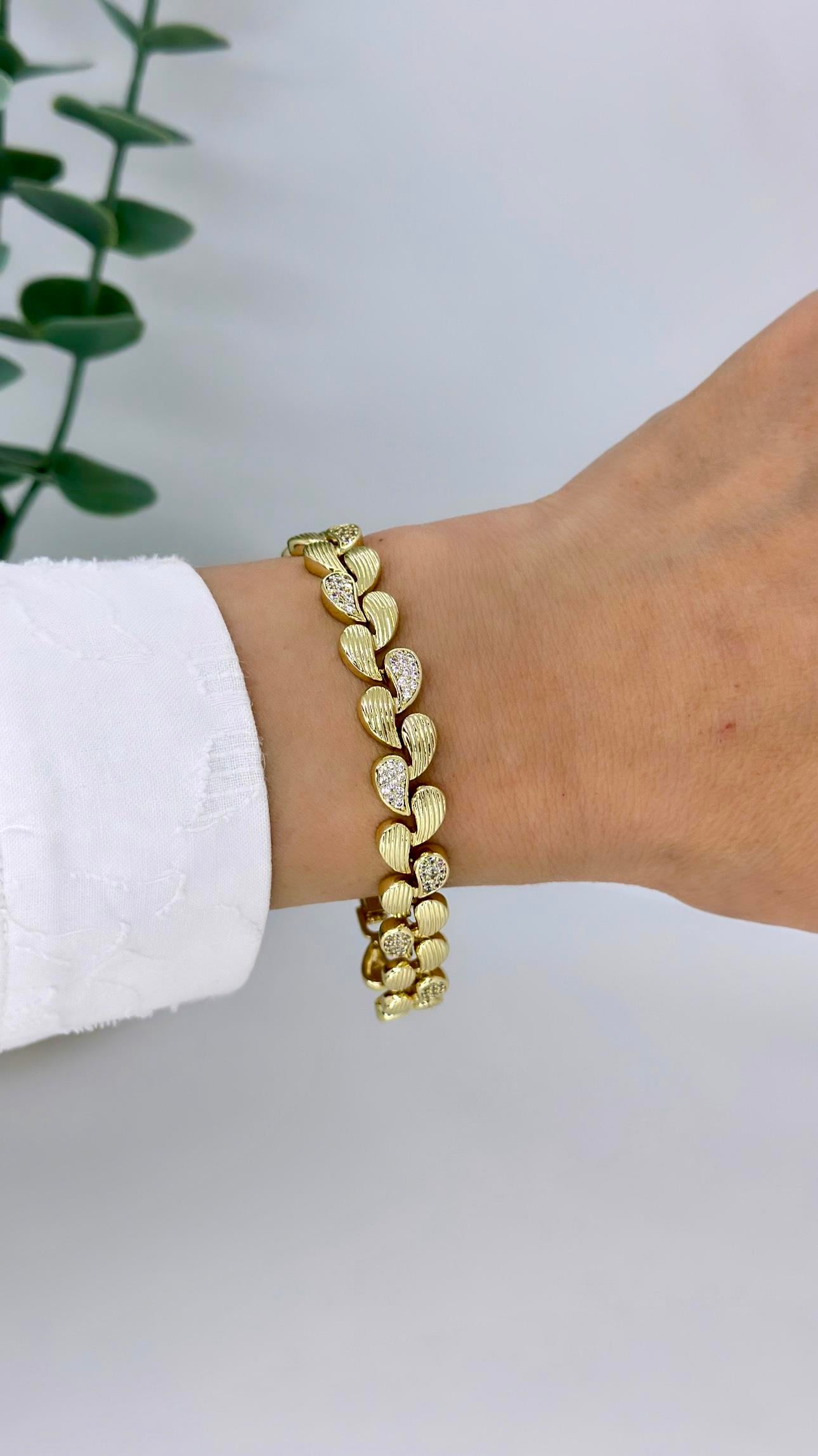 Vip 14 K Su Damlası Model Bileklik