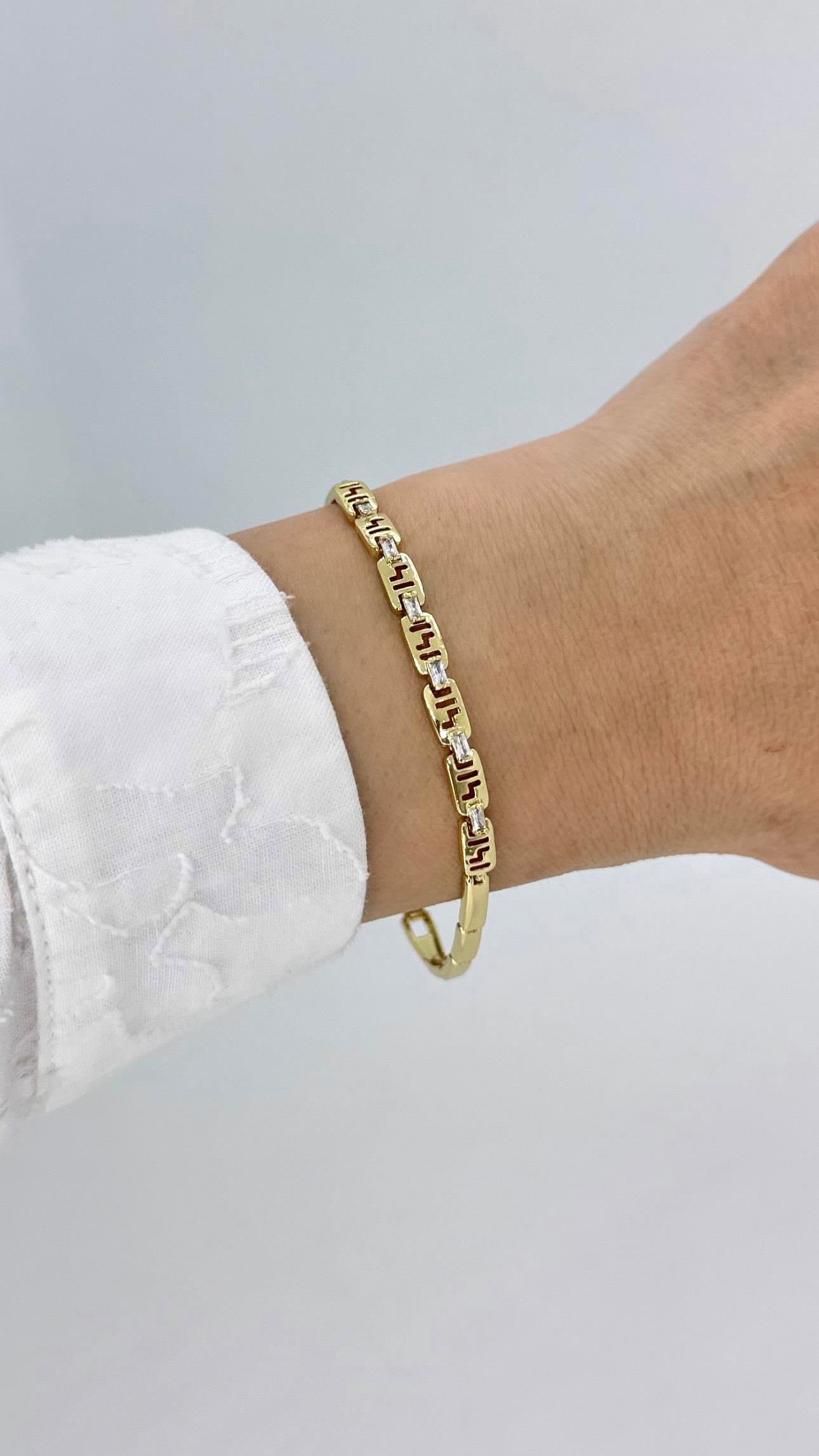 Vip 14 K Taşlı Bella Bileklik