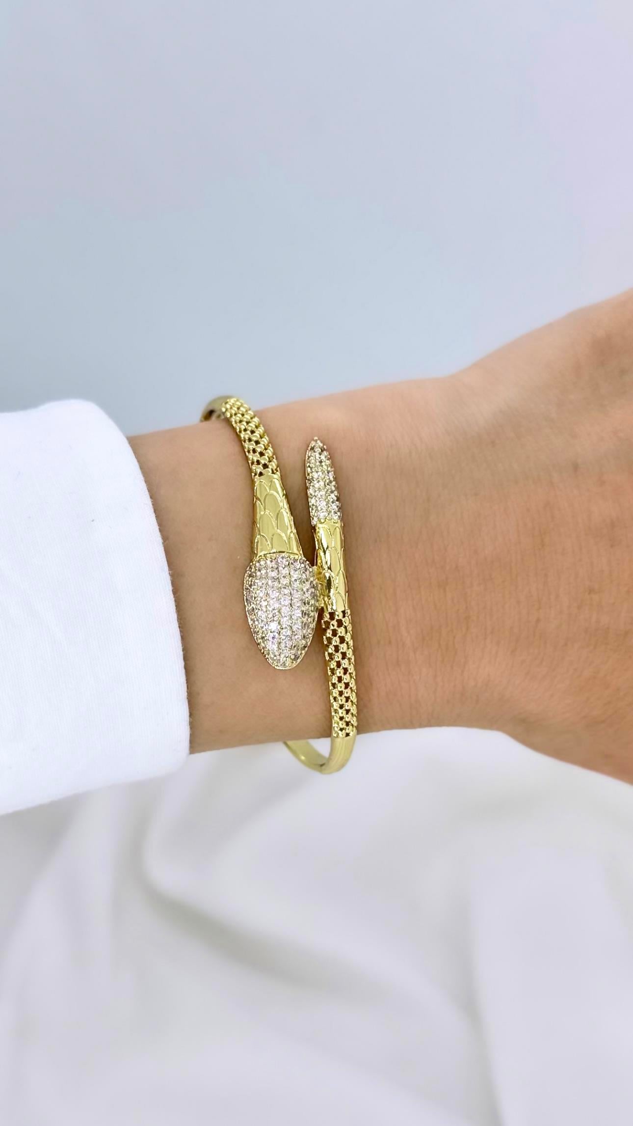 Vip 14 K Yılan Model Kelepçe