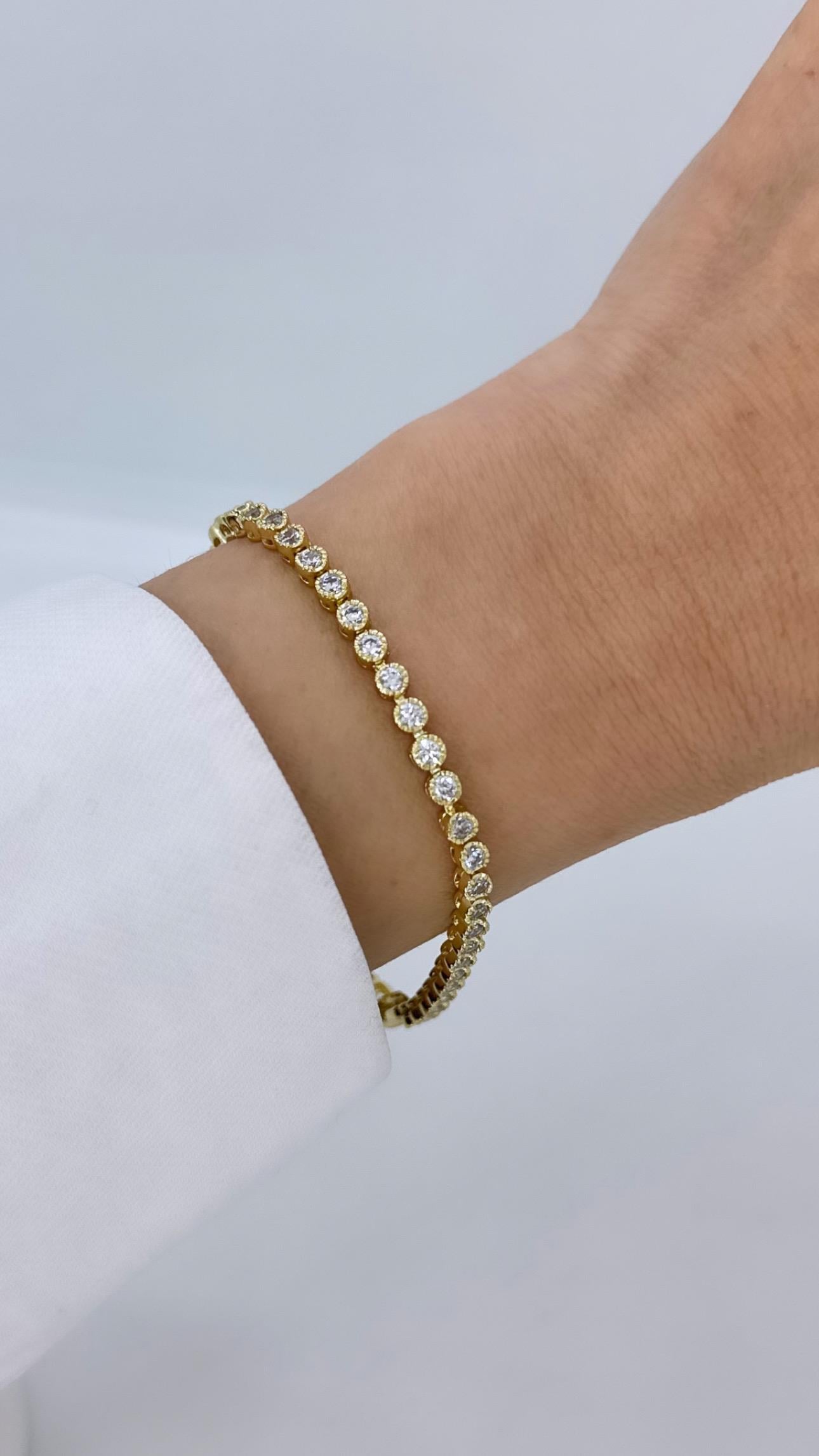 Vip 14 K Yuvarlak Suyolu Bileklik