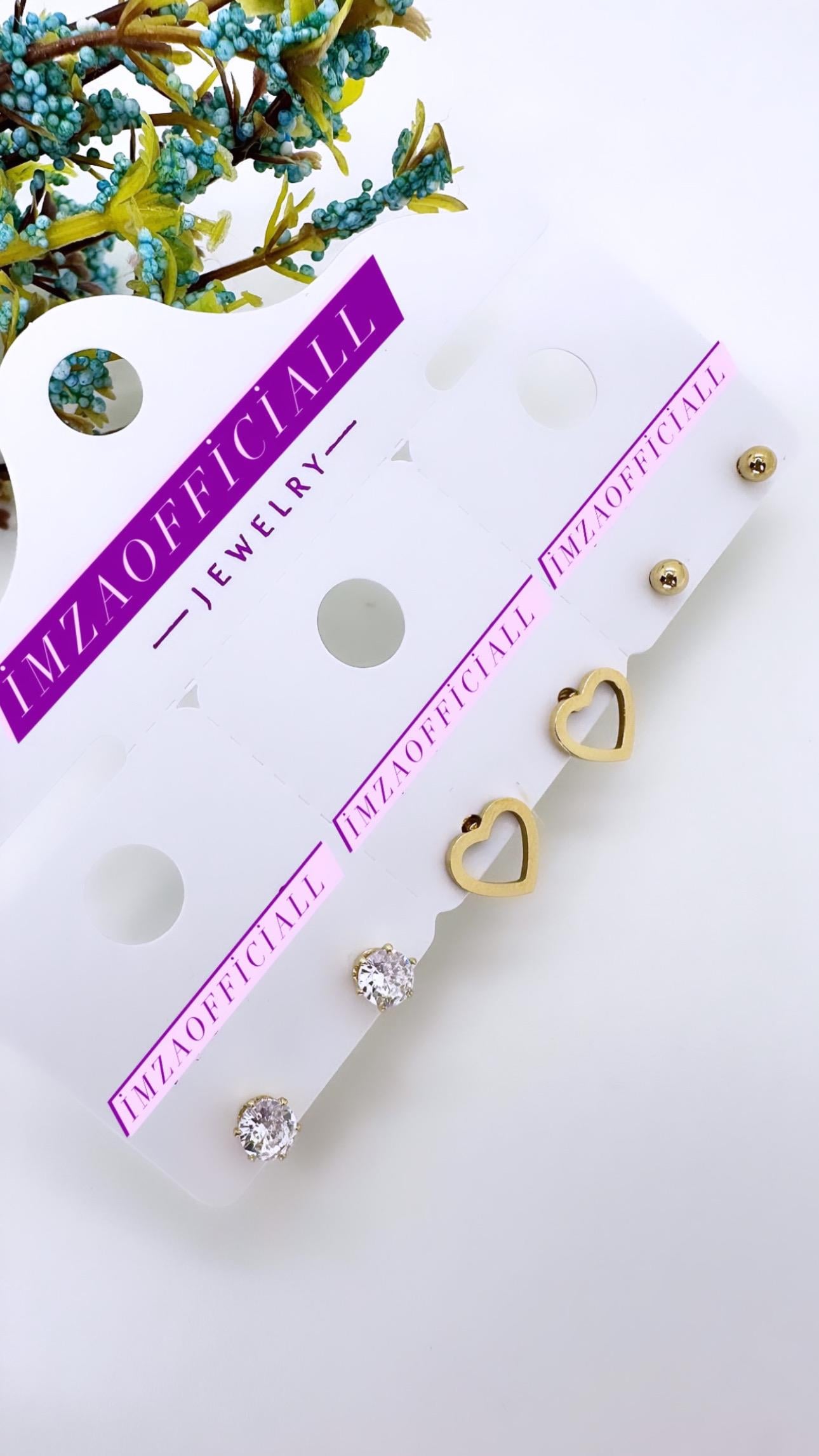 Vip Çoklu 6 Lı Set Küpe