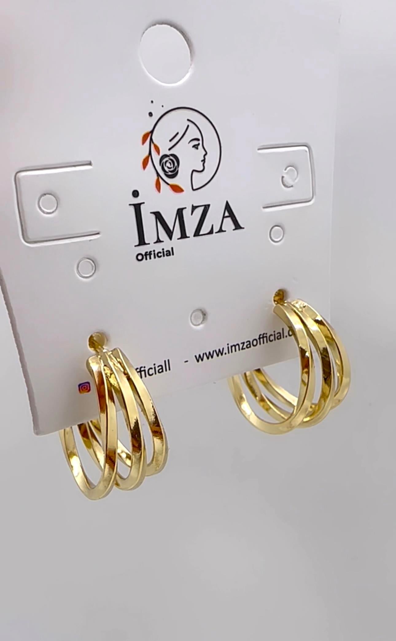 Vip Zera 3lü Halka Küpe