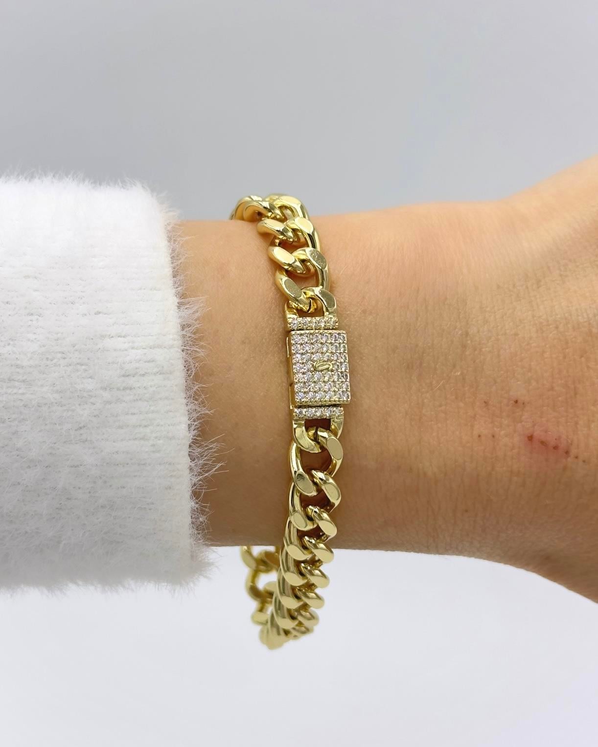 Vp 14 K Altın Kaplama & Gurmet  Model Bileklik