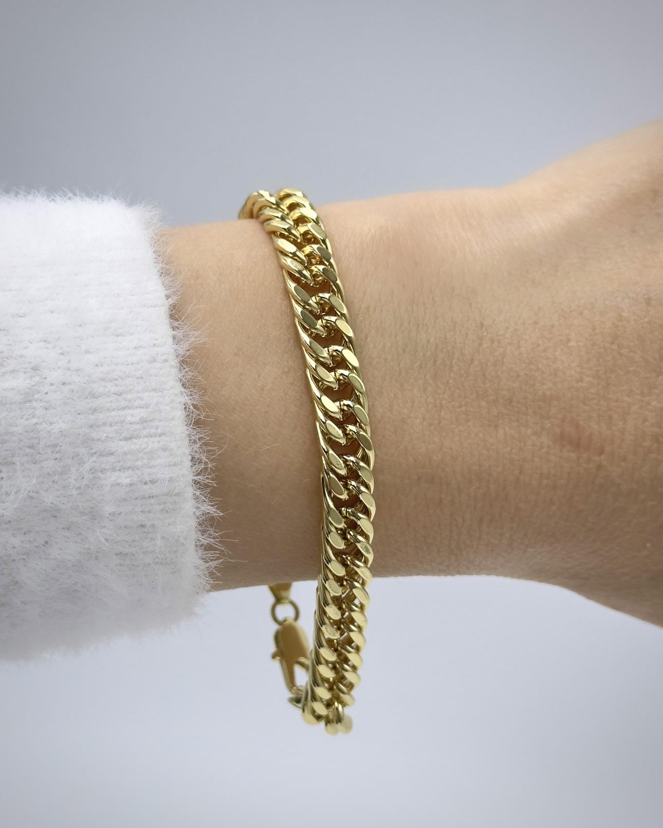 Vp 14 K Altın Kaplama İnce Samanyolu Bileklik