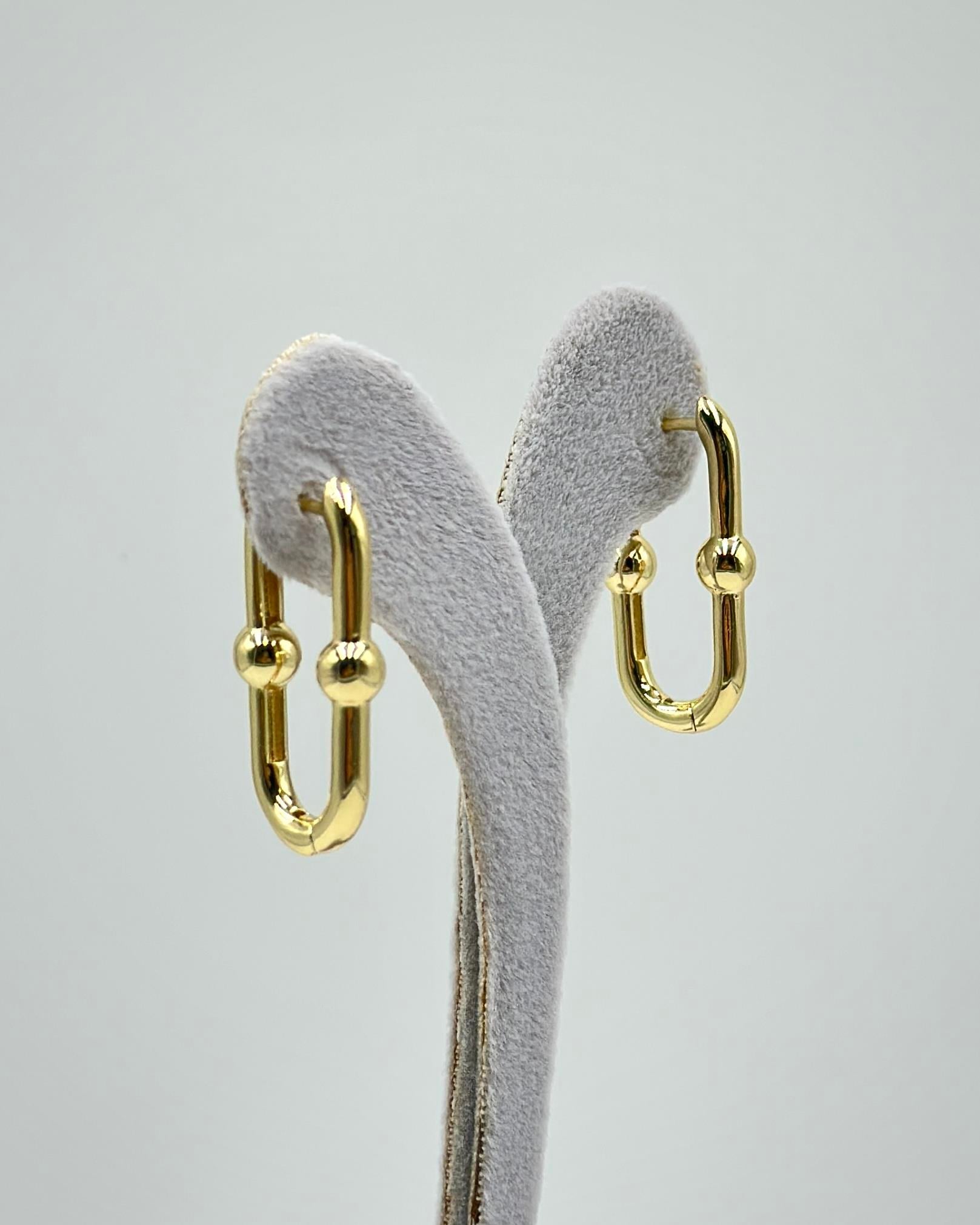 Vp 14 K Altın Kaplama Mapa Model Küpe