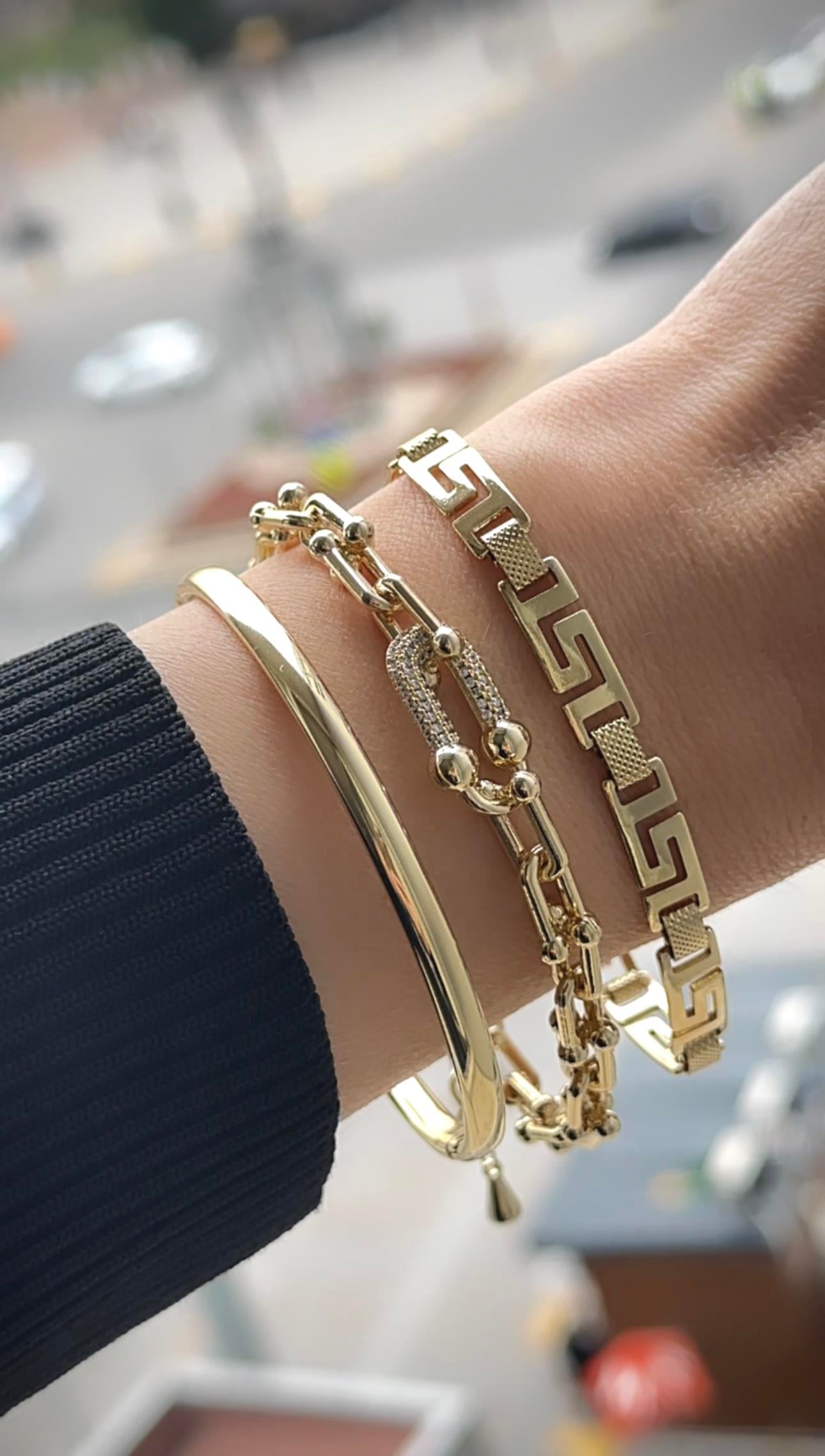 Vp 14 K Altın Kaplama Mapalı Kombin Set