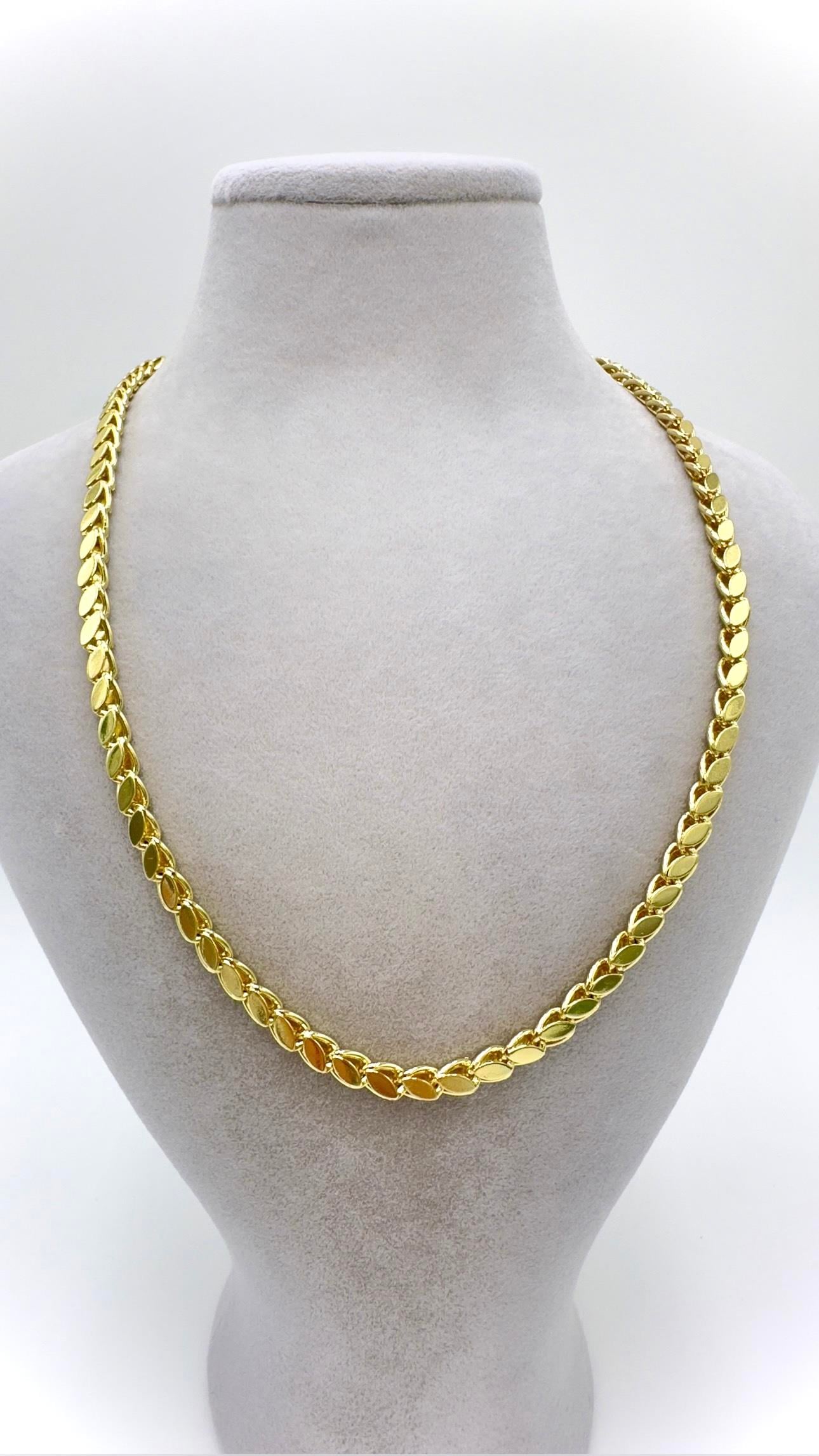 Vp 14 K Arpa Mıdel Kolye 50cm