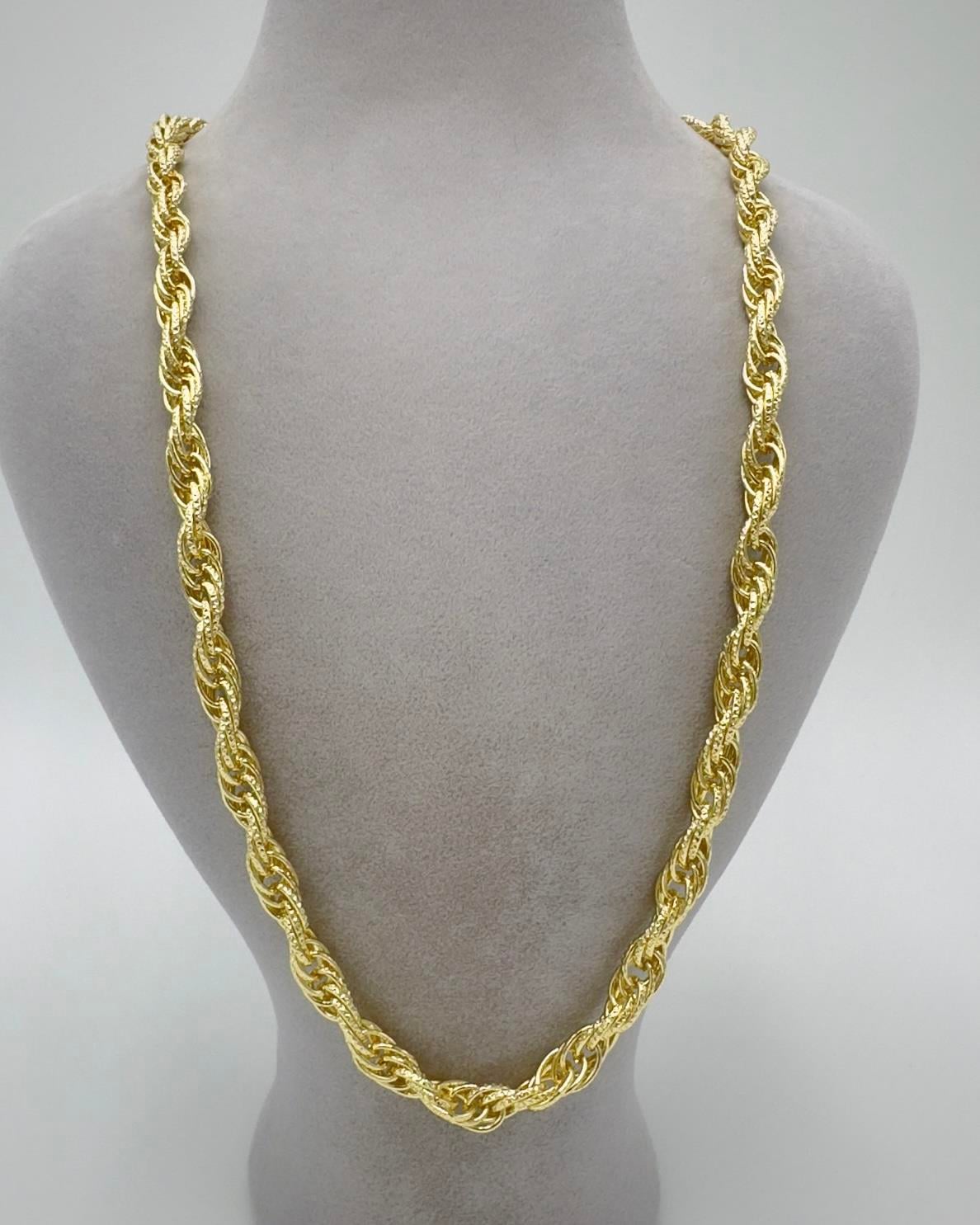 Vp 14 K Desenli Sarmal Model Kolye 60cm