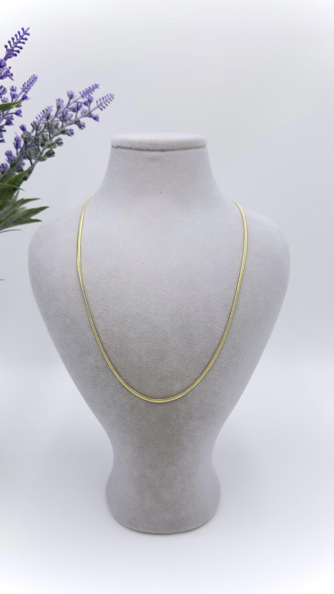 Vp 14 K İnce İtalyan Zincir 50 Cm