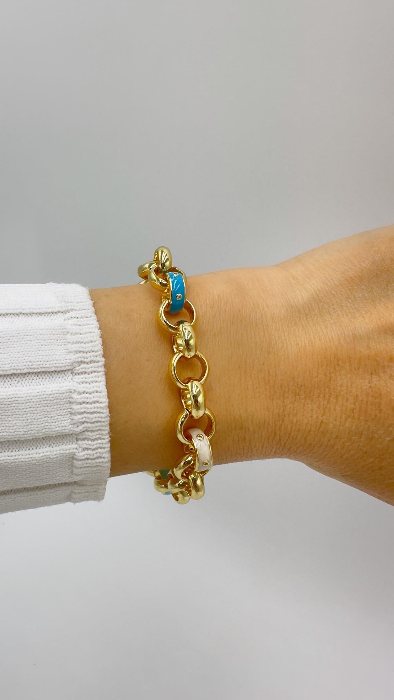 Vp 14 K Mavili Halka Model Bileklik