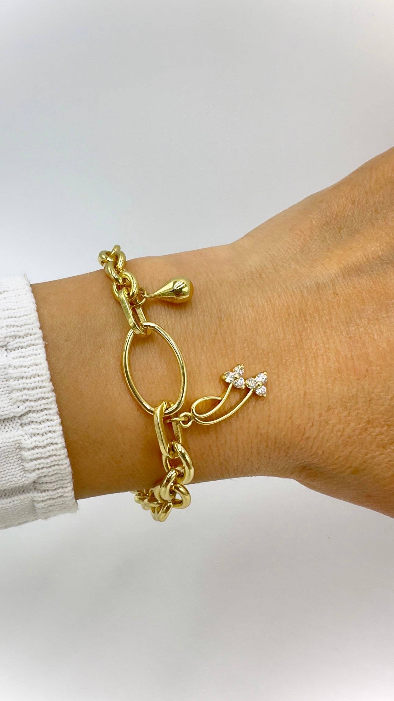 Vp 14 K Oval Damla Model Bileklik