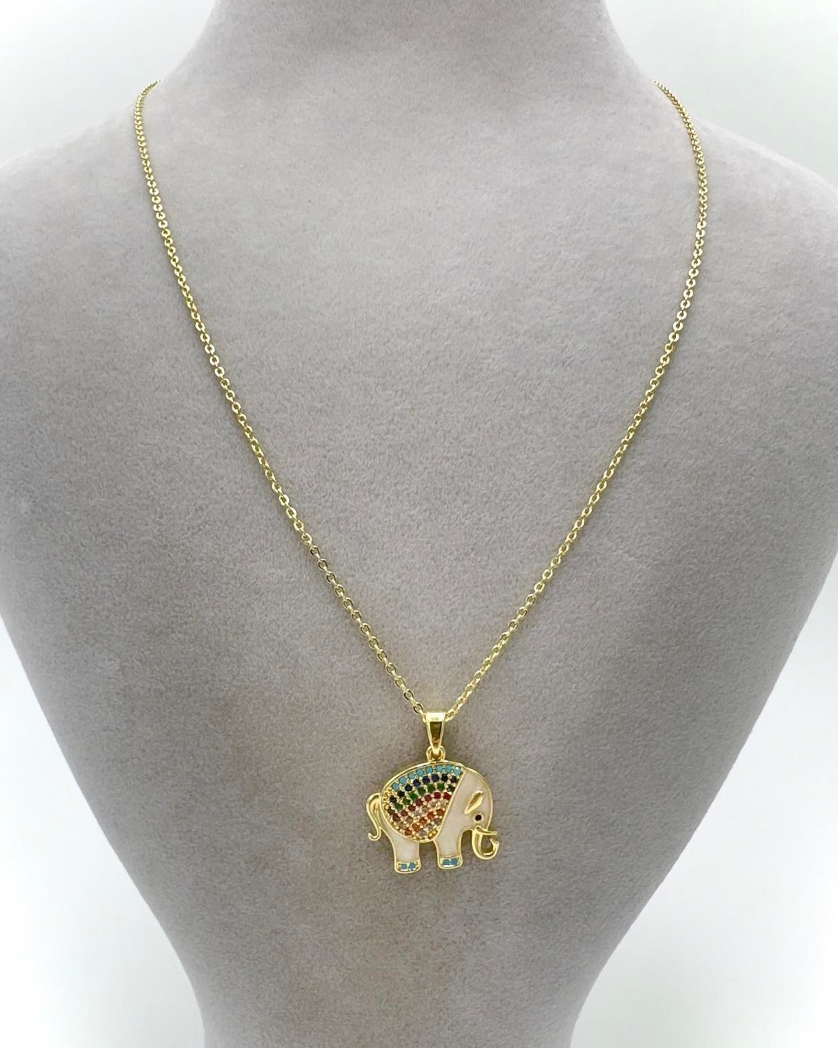 Vp 14 K Renkli Fil Model Kolye 45cm