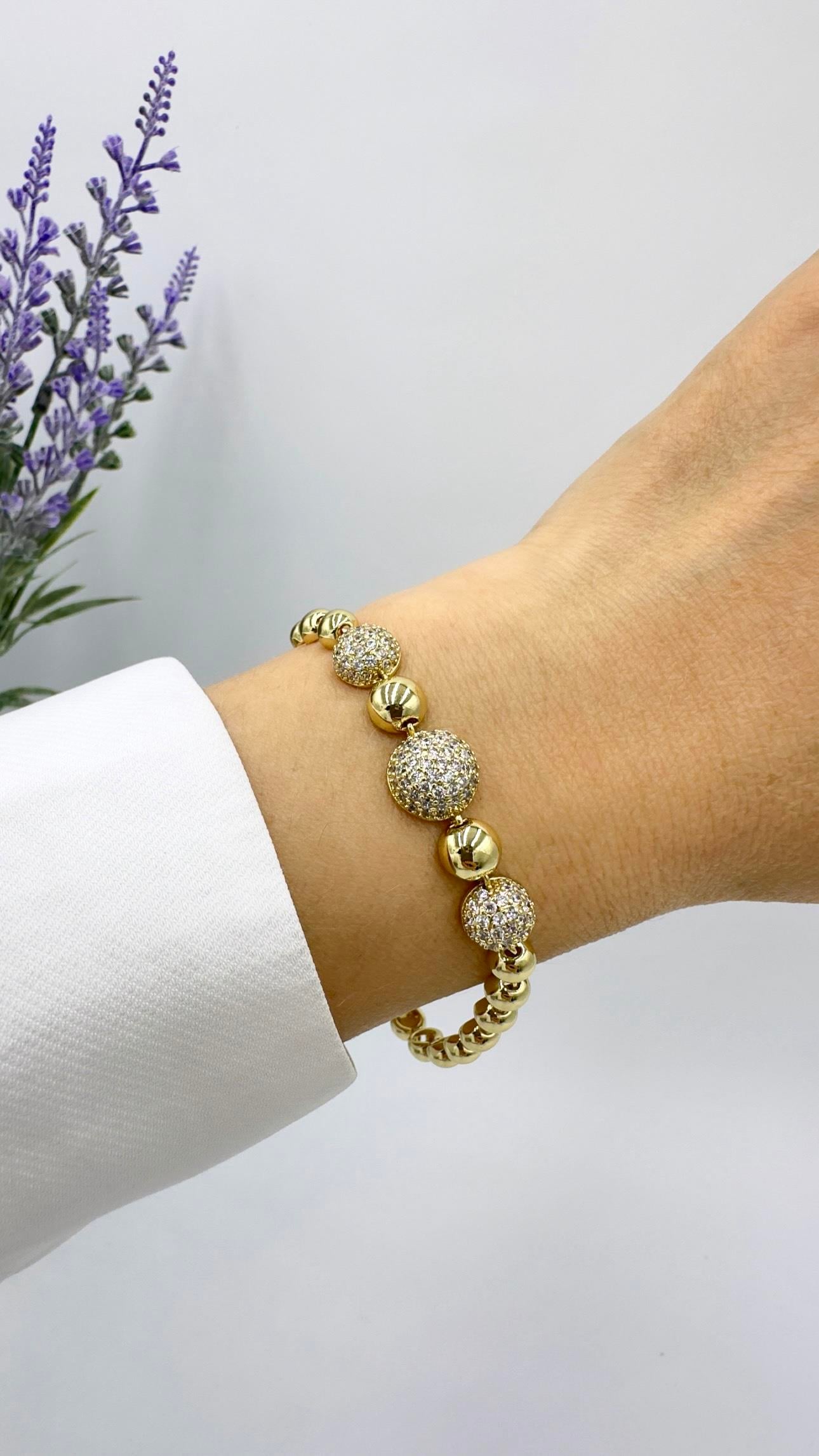 Vp 14 K Stil İncisi Bileklik