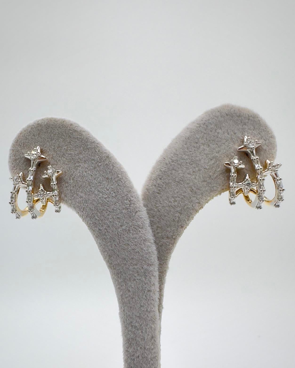 Vp 14 K Taşlı Yıldız Model Küpe