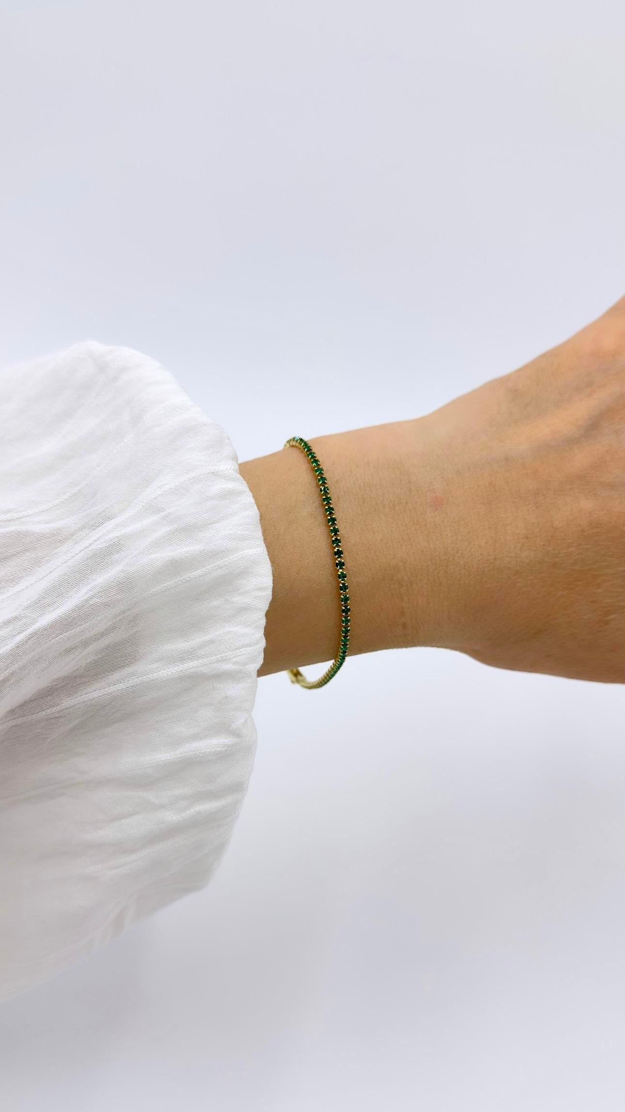 Vp 14 K Yeşil Suyolu Bileklik