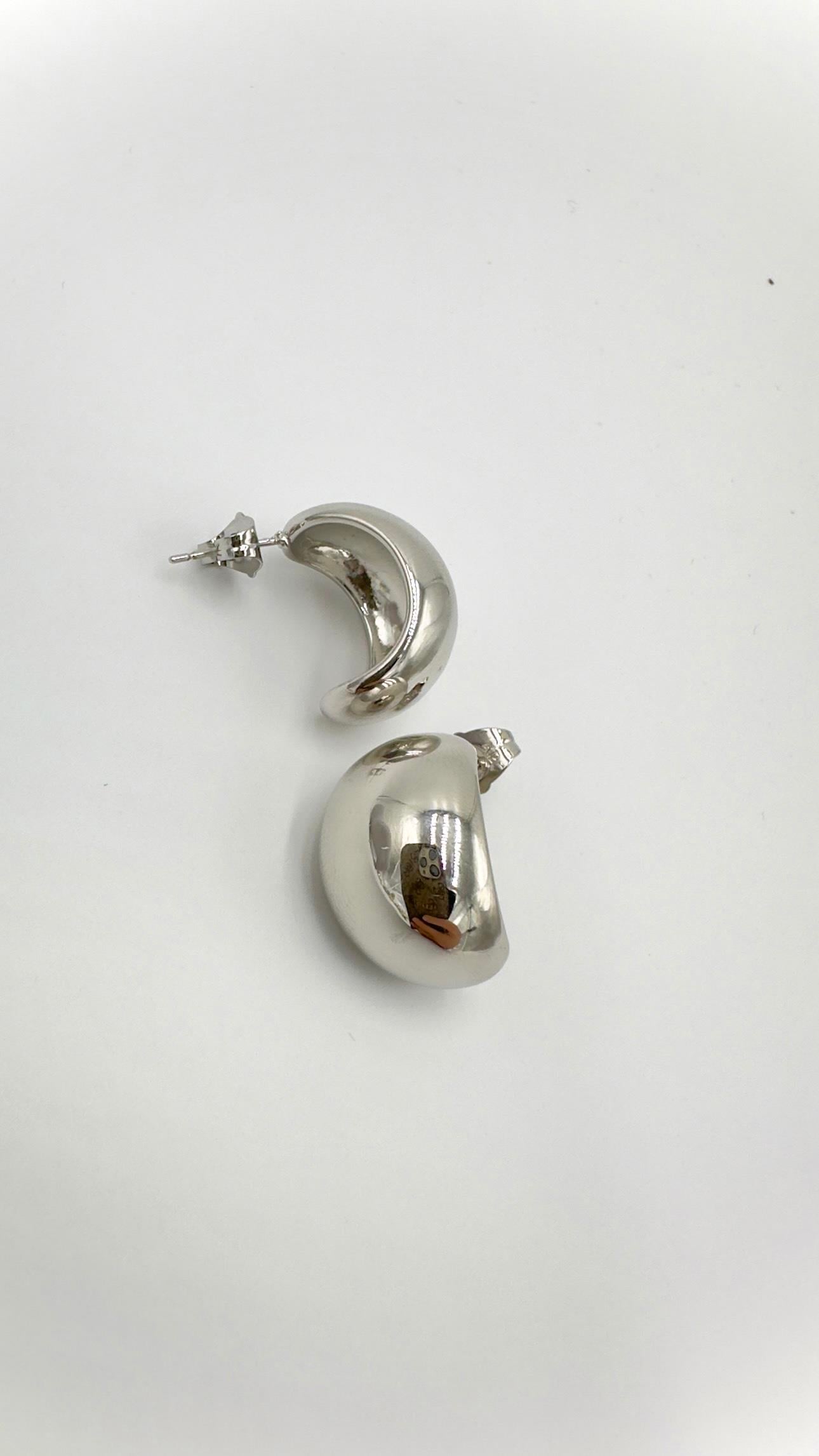 Vp Sılver Salyongoz Kabugu Model Küpe