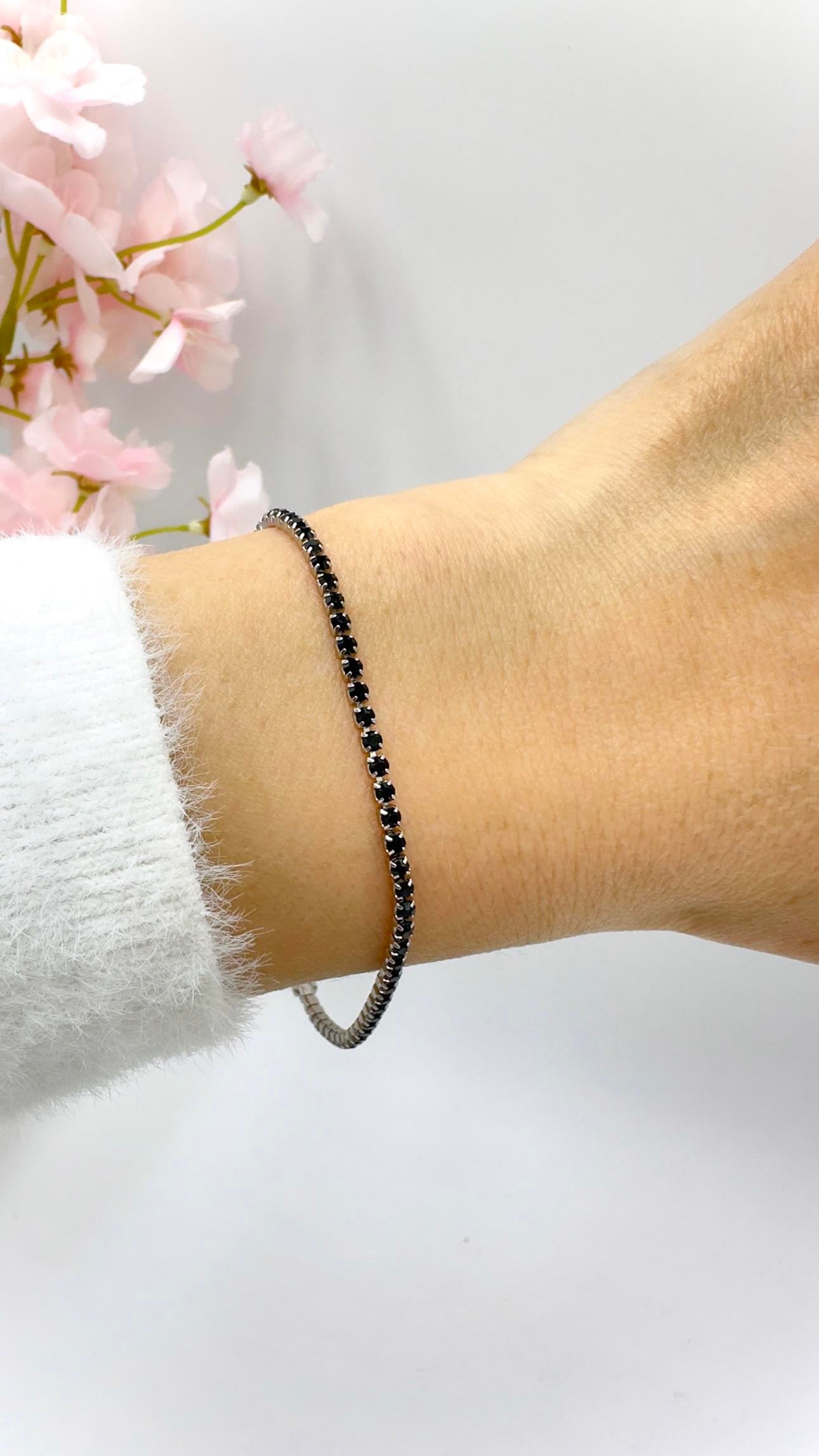 Vp Silver Siyah Suyolu Model Bileklik