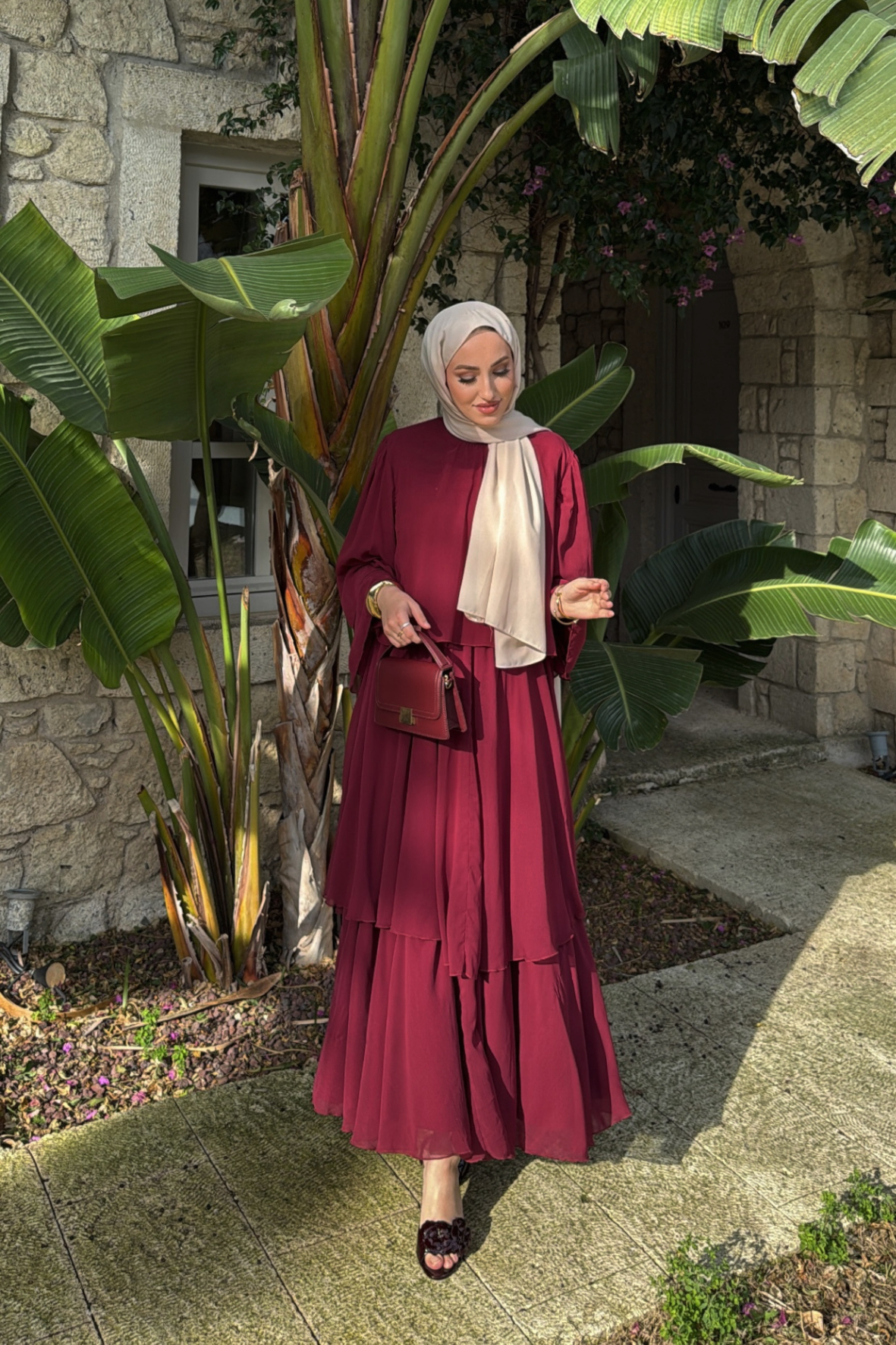  Adela Etekli Takım - Bordo 