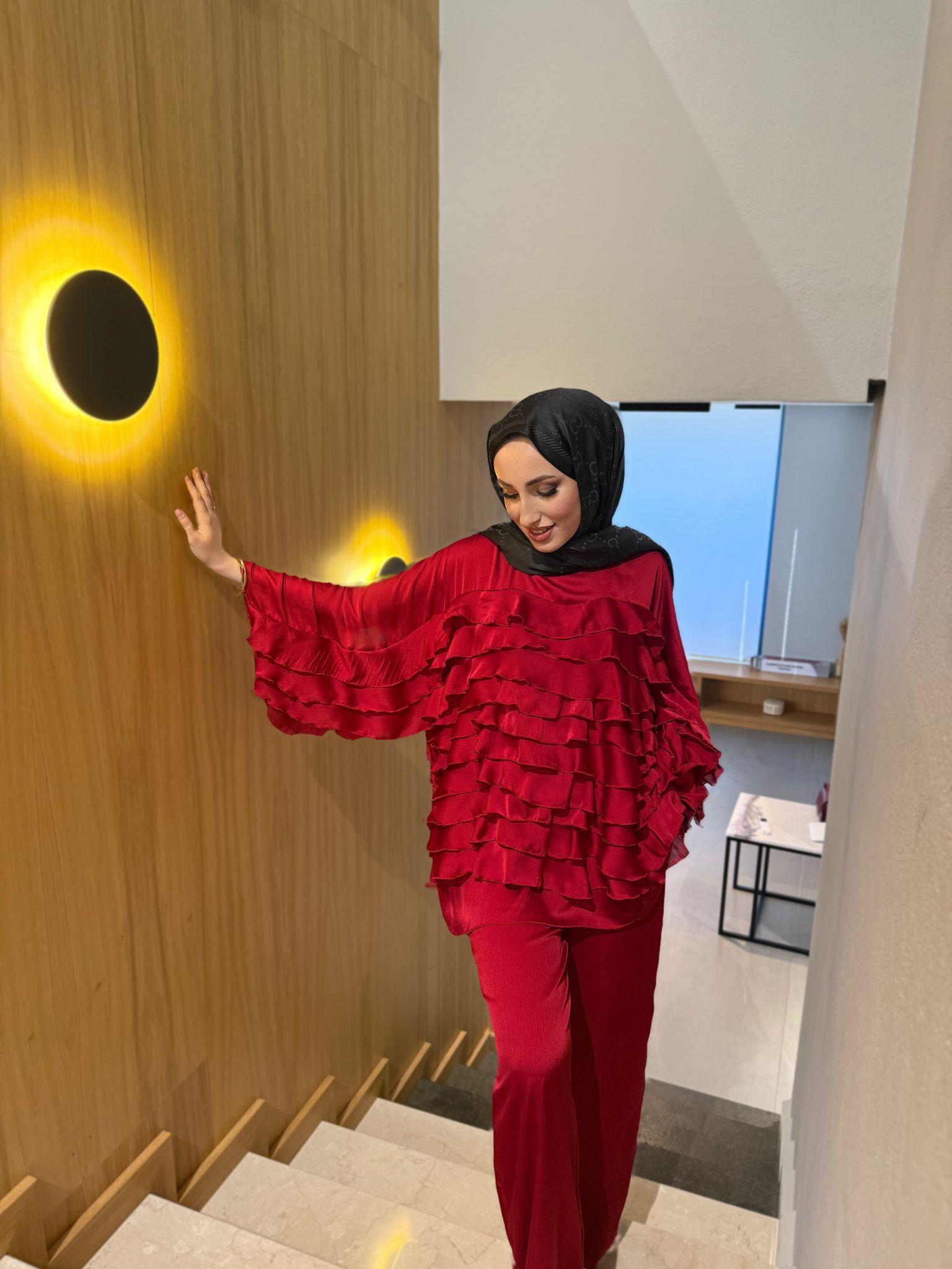 Love özel tasarım takım -kırmızı - vakronline