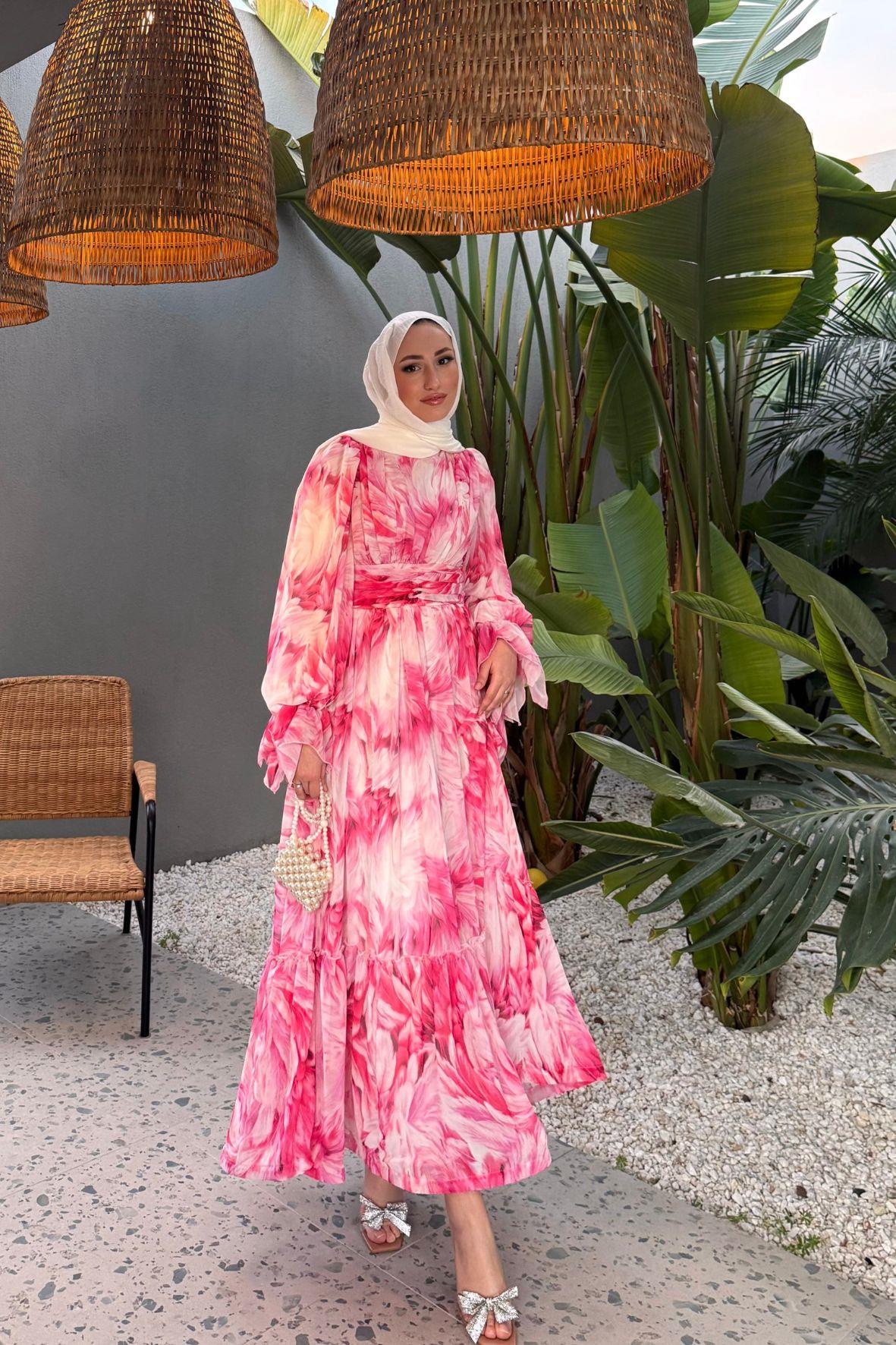 Cavalli elbise -pembe - vakronline