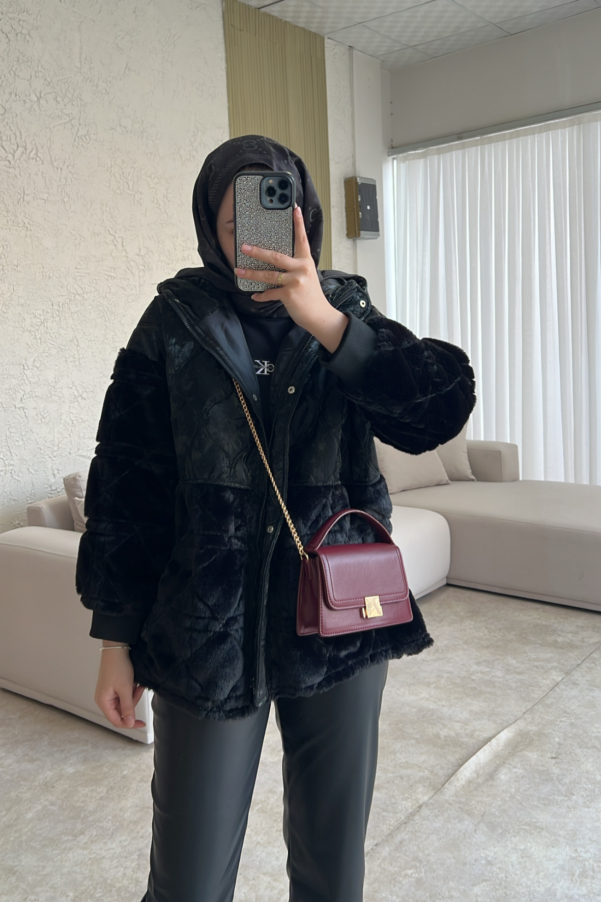 Twist angora mont siyah - vakronline