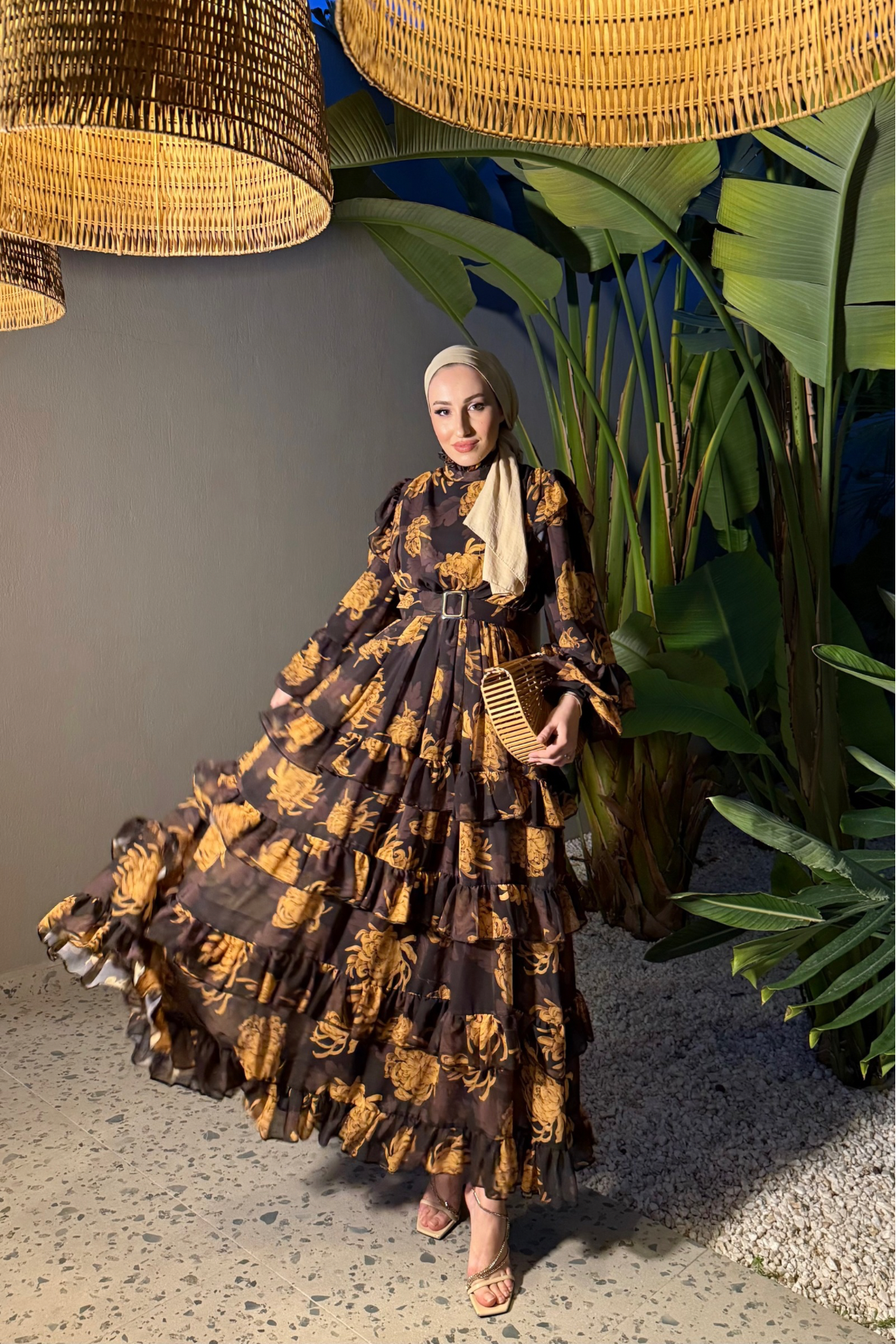 Ladin elbise- siyah - vakronline