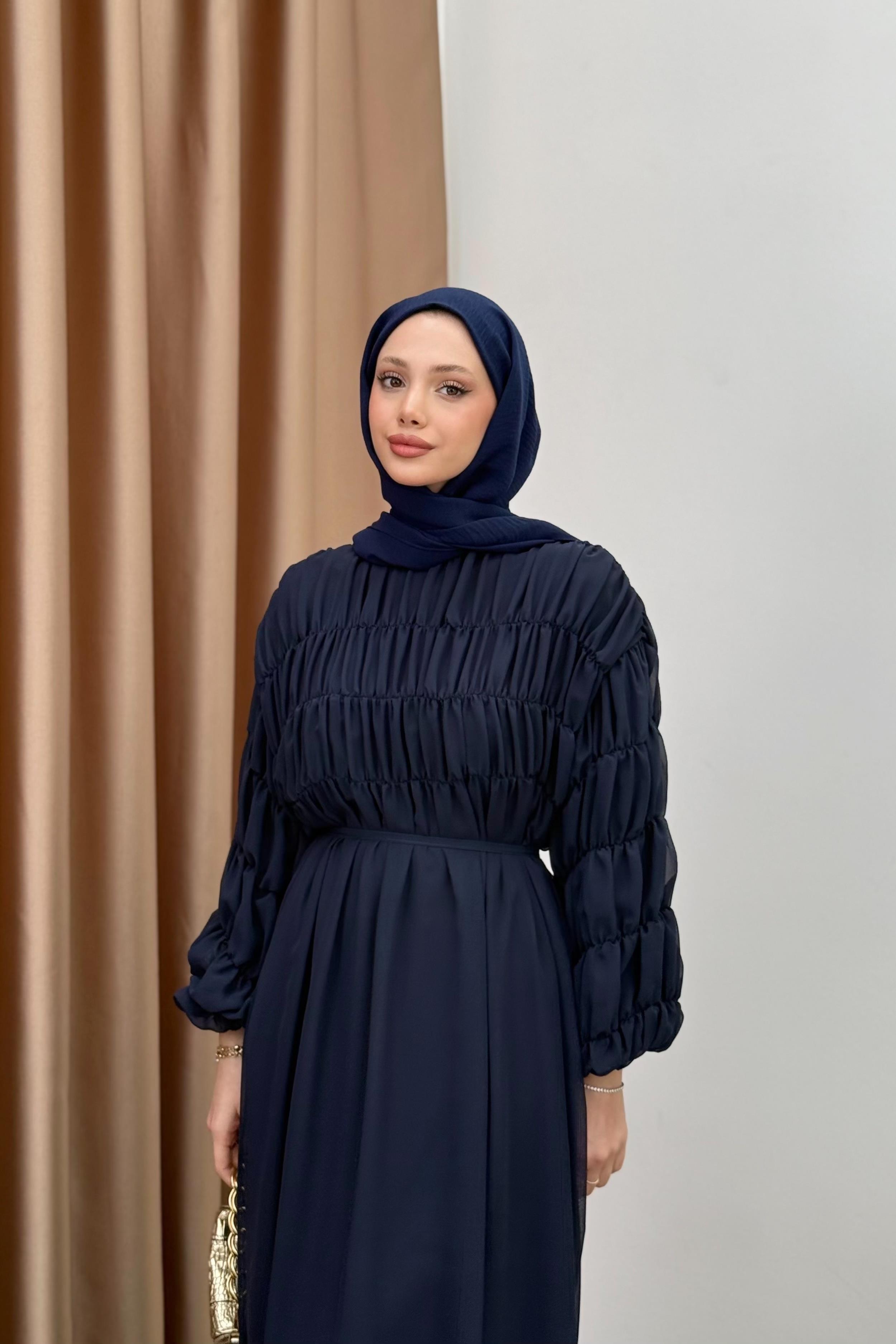 Laidee elbise -lacivert - Vakronline