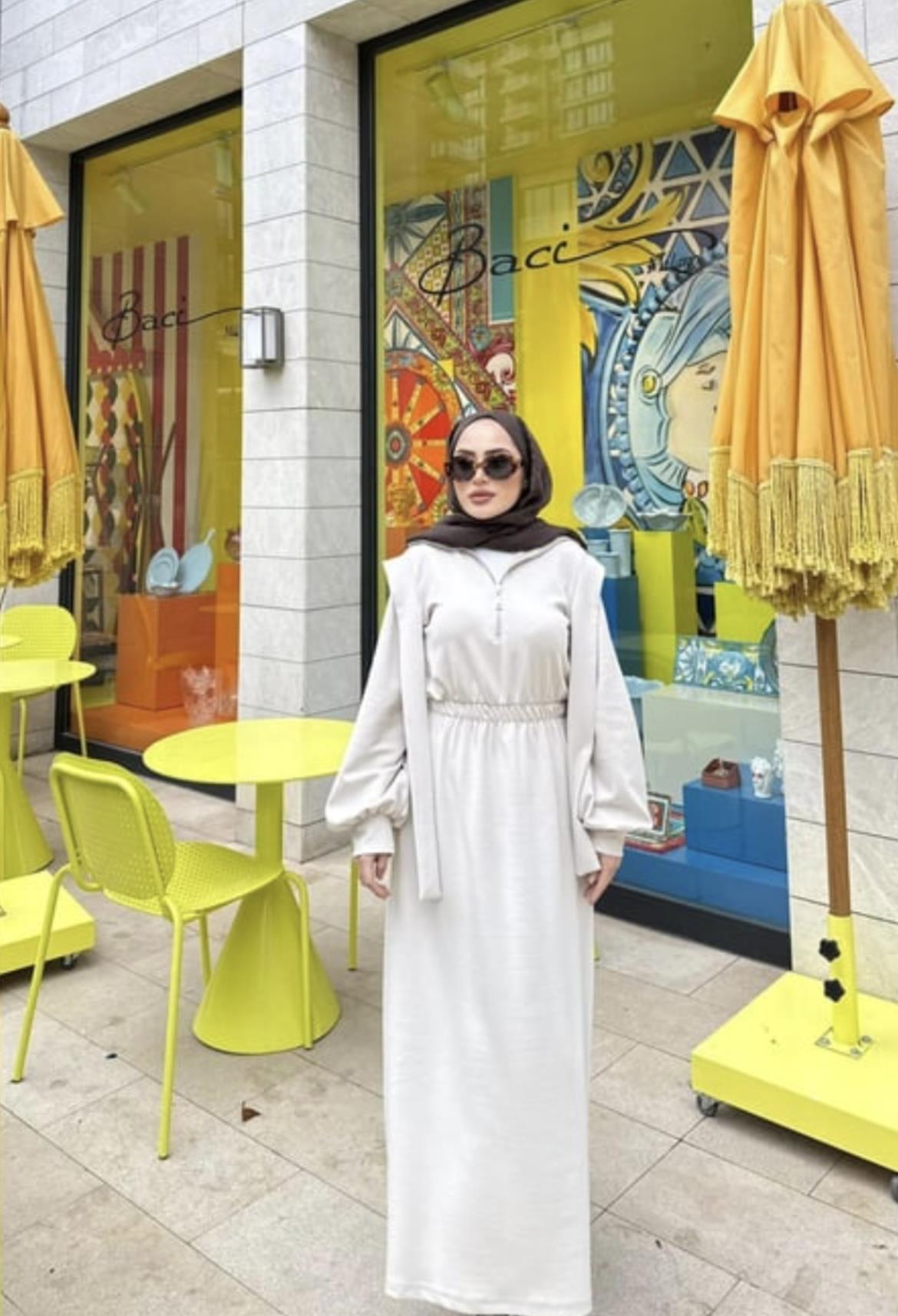 Frida oysh elbise - vakronline