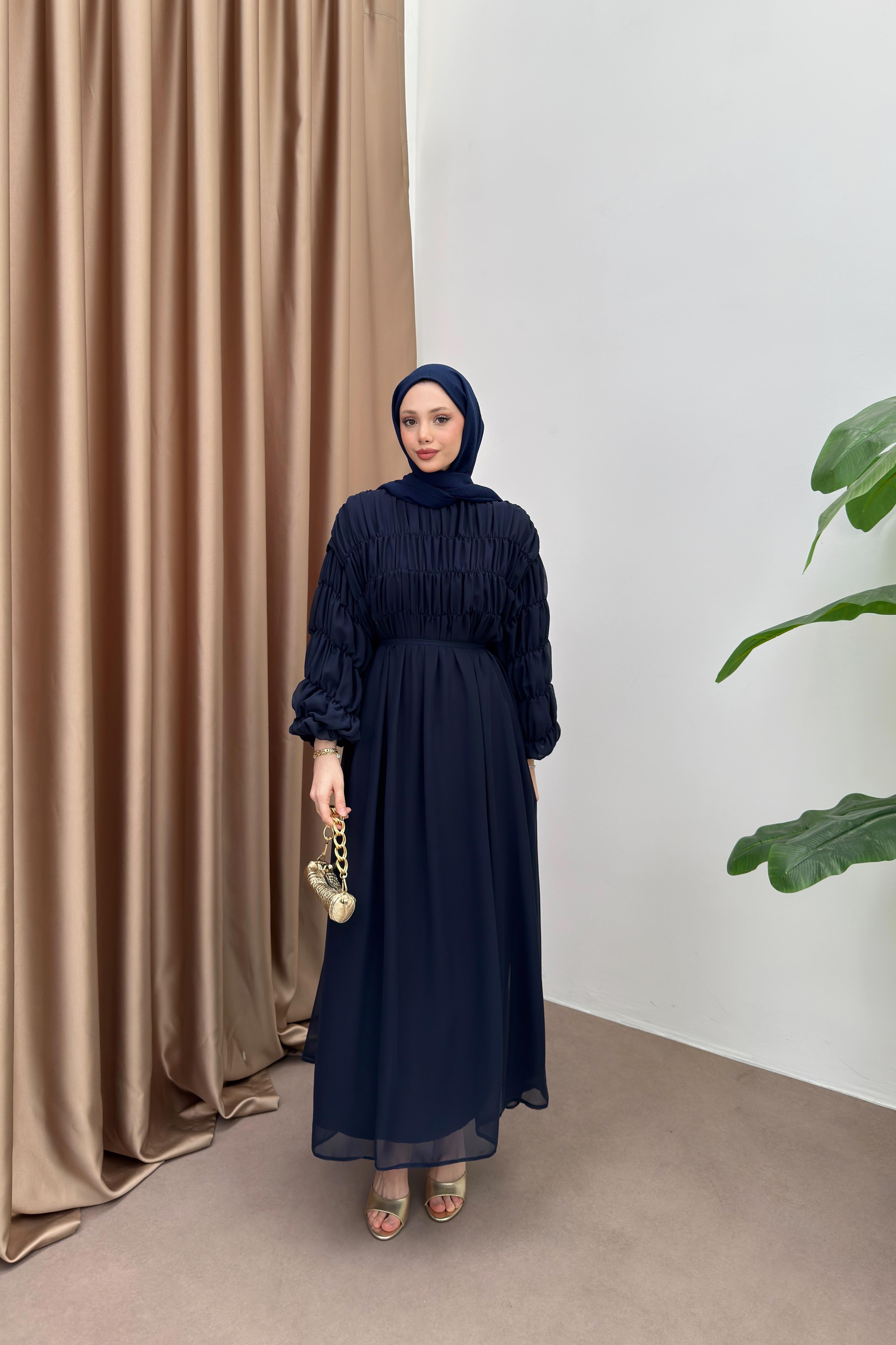 Laidee elbise -lacivert - Vakronline