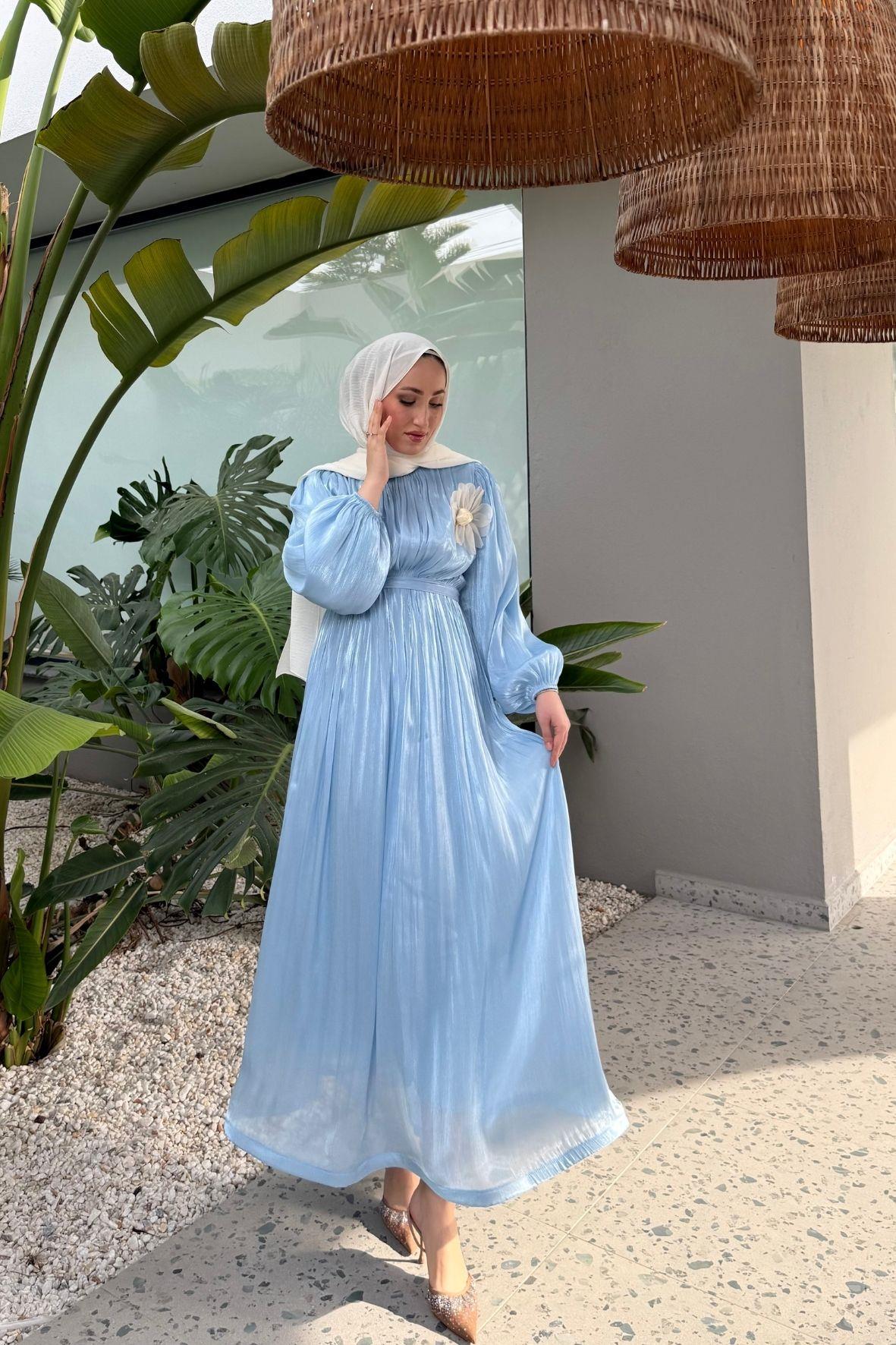 Elsa elbise-bebe mavisi - Vakronline