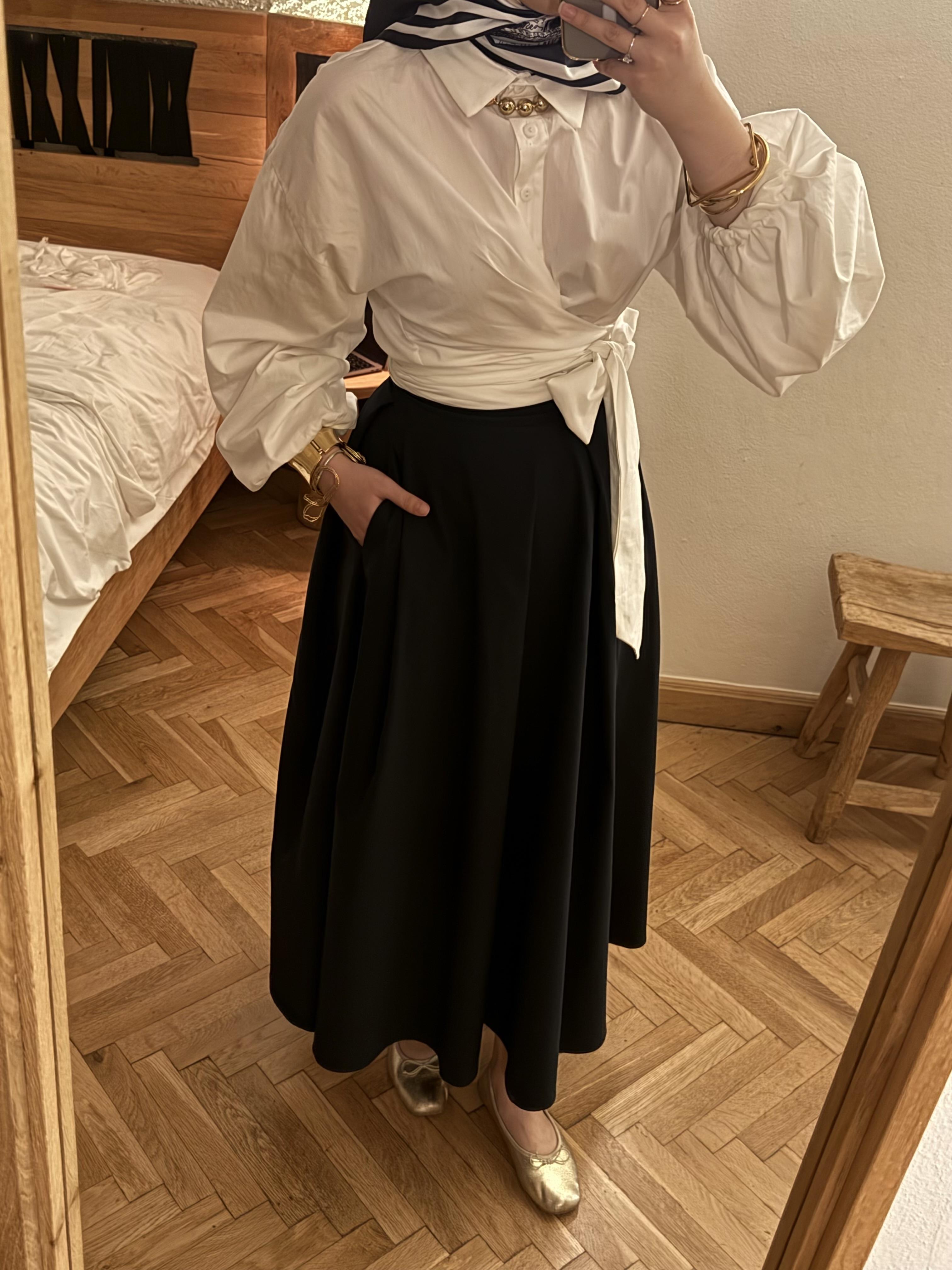 Prenses çan etek-lacivert - vakronline