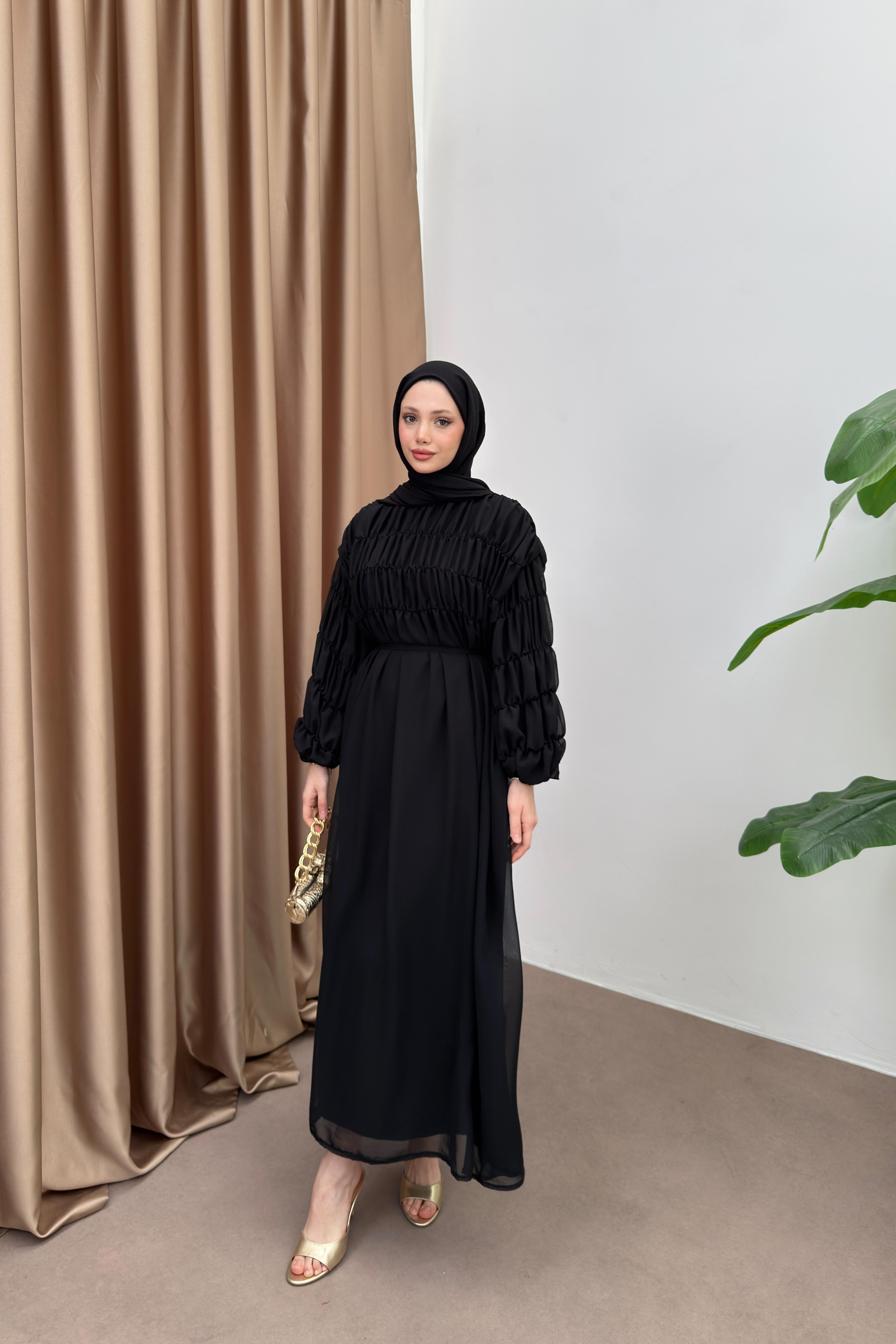 Laidee elbise -siyah - Vakronline