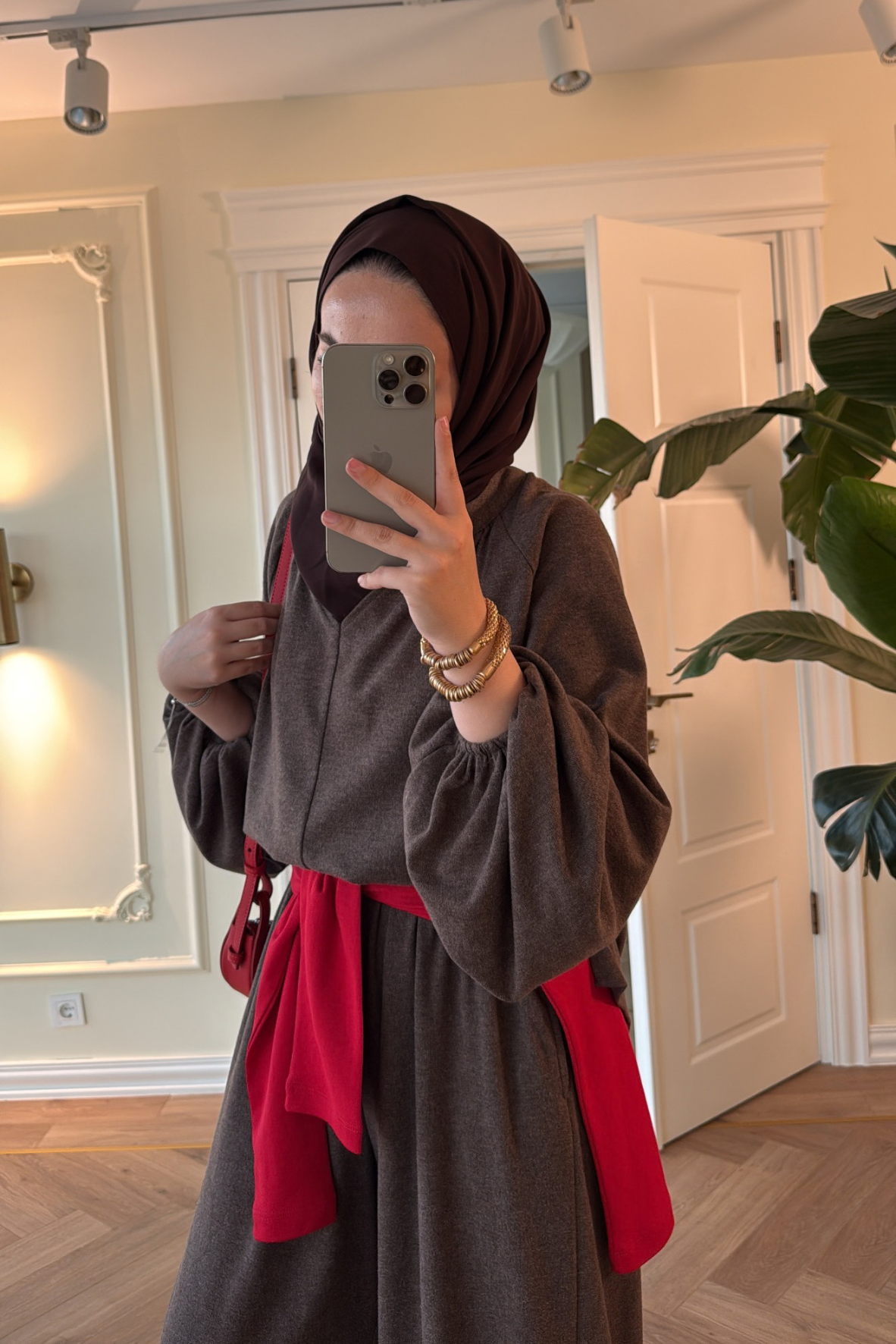 Asos Şalvarlı Pantolonlu Takım - Acı Kahve