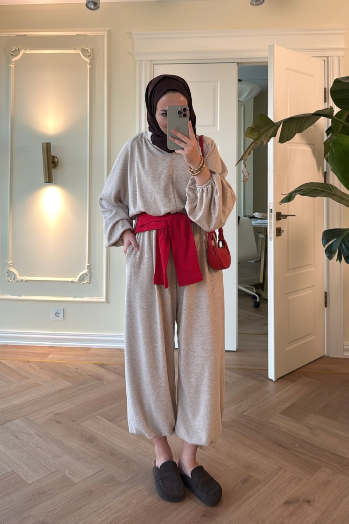 Asos Şalvarlı Pantolonlu Takım - Bej