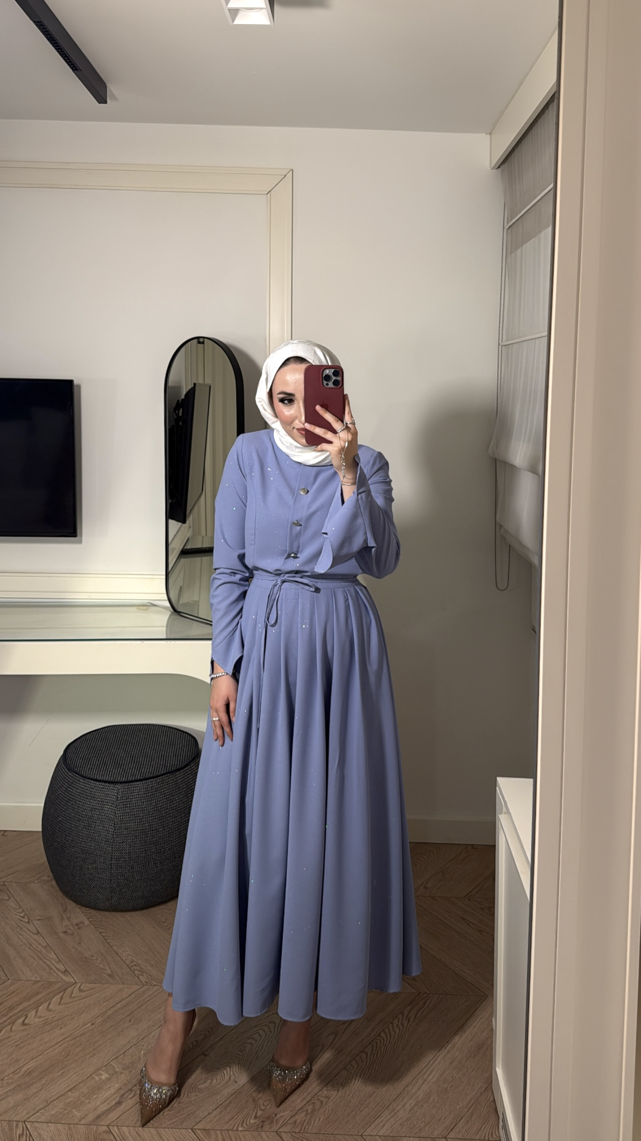 Aysa Simli Etekli Takım - Lila