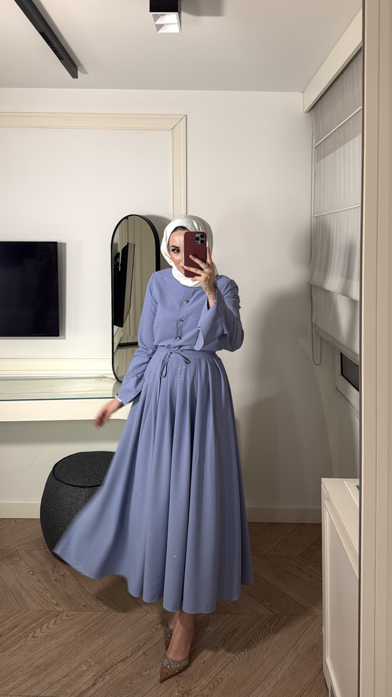 Aysa Simli Etekli Takım - Lila