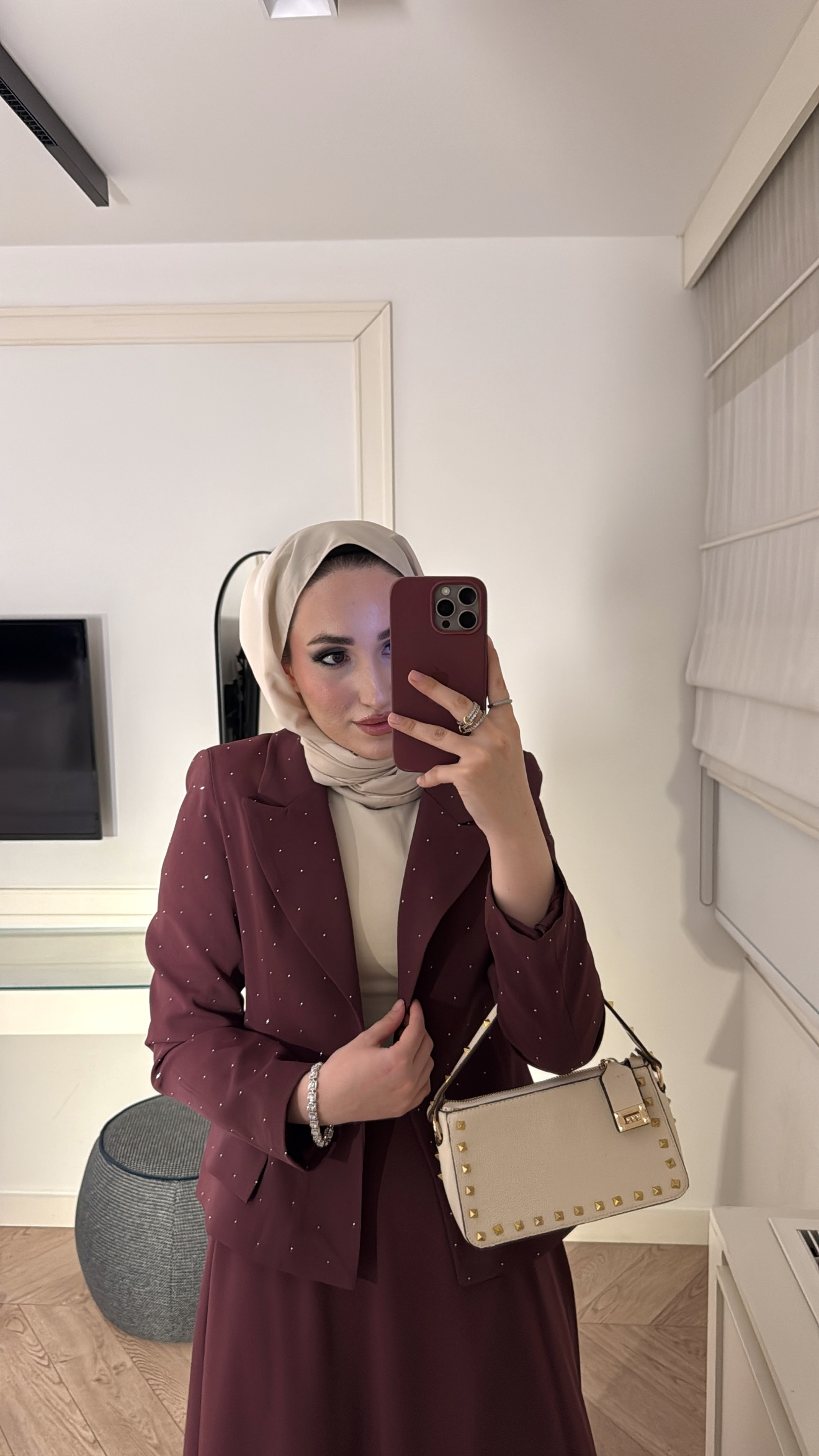 Berceste Etekli Takım - Bordo