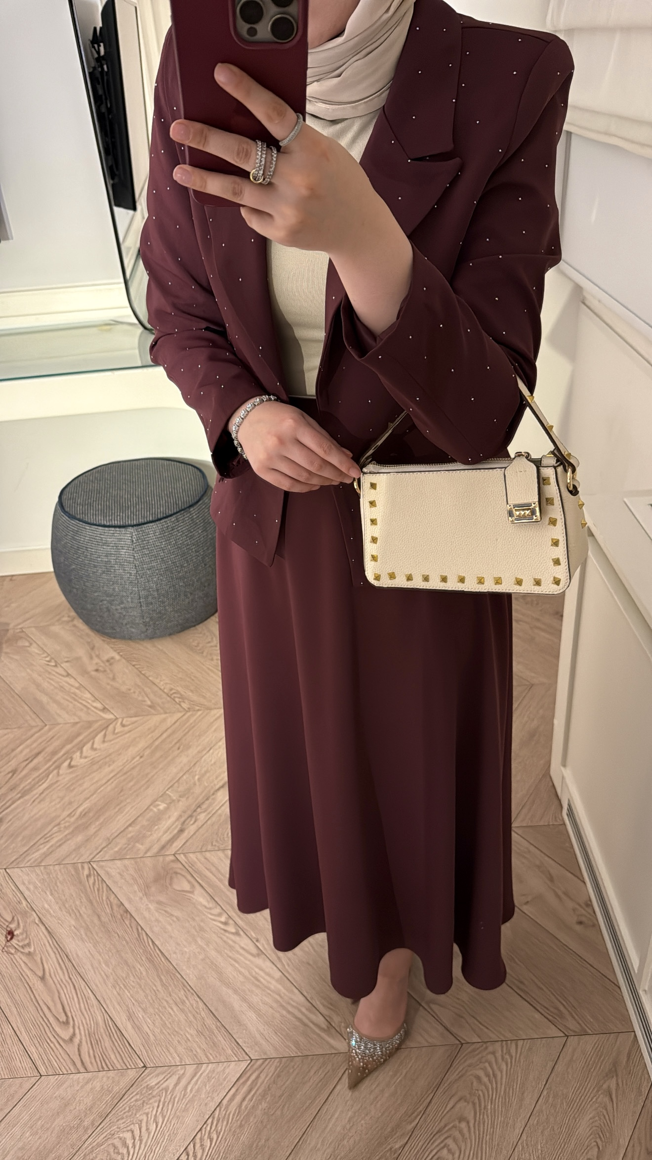 Berceste Etekli Takım - Bordo