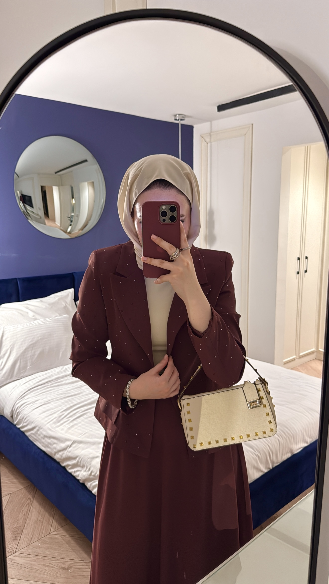 Berceste Etekli Takım - Bordo