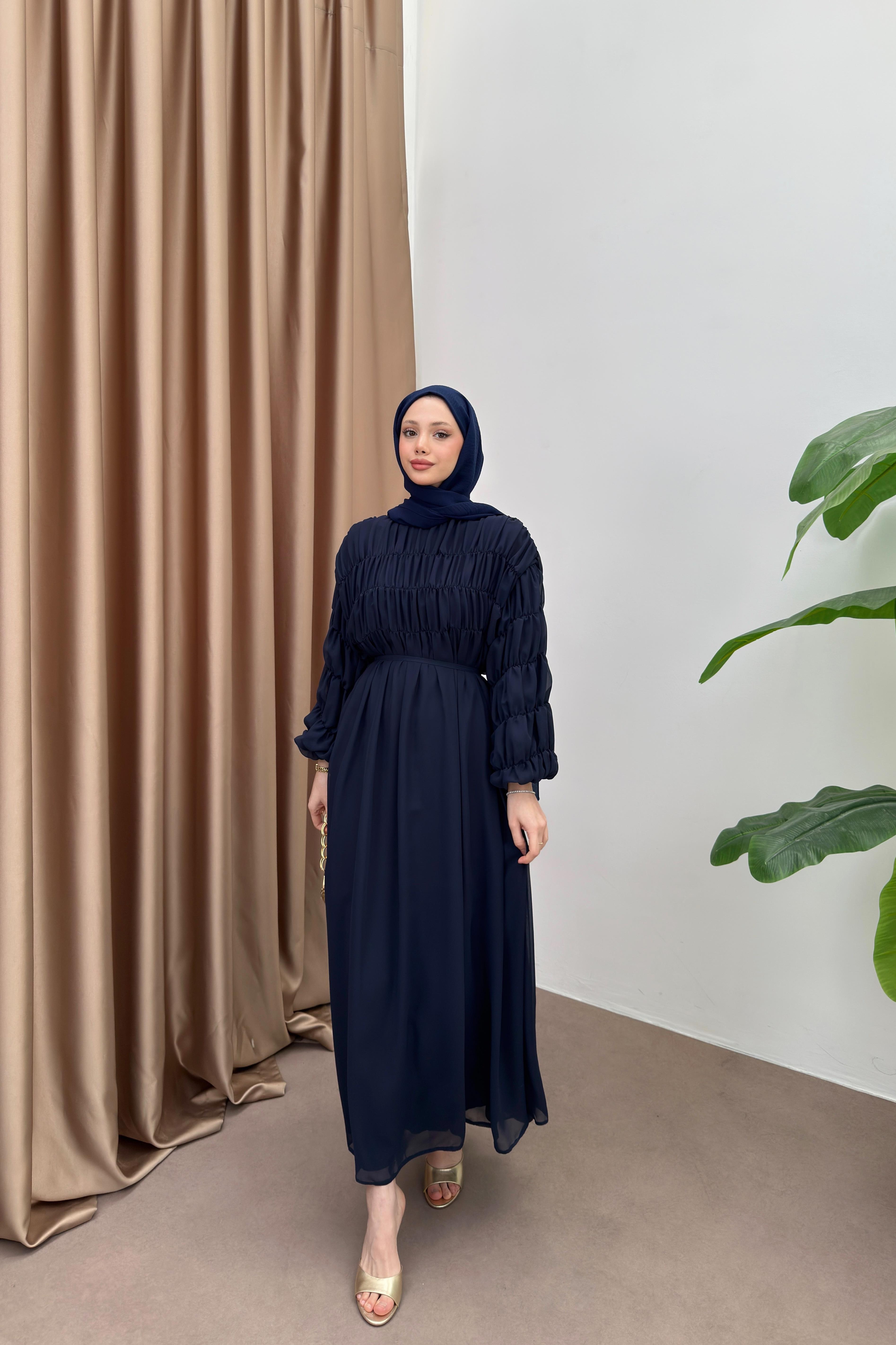 Laidee elbise -lacivert - Vakronline