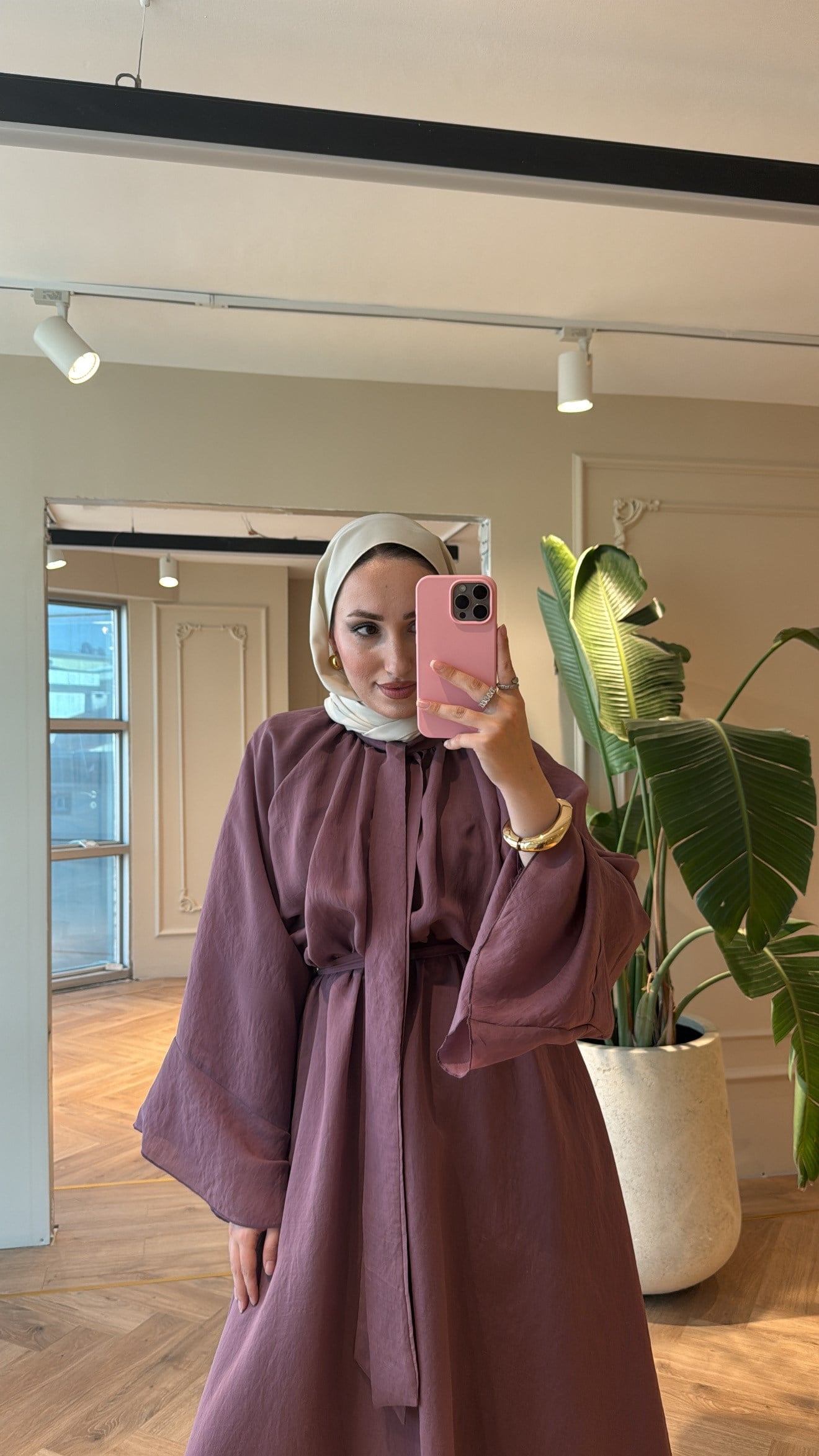 Dessy Volan Detay Elbise - Mürdüm