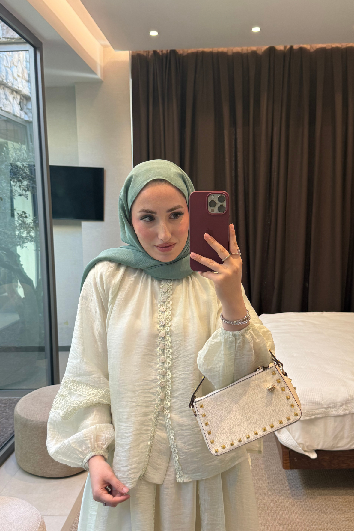 Lara Etekli Takım - Mint