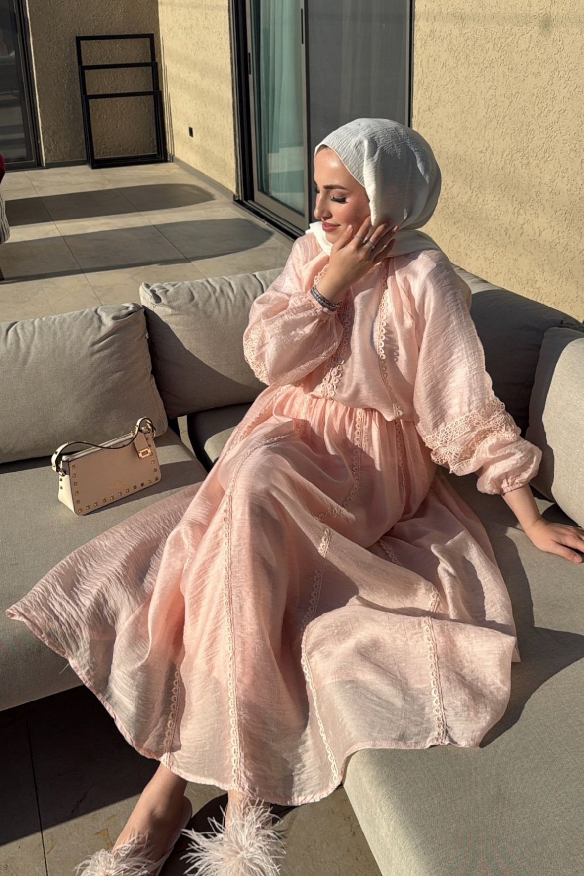 Lara Etekli Takım - Pembe