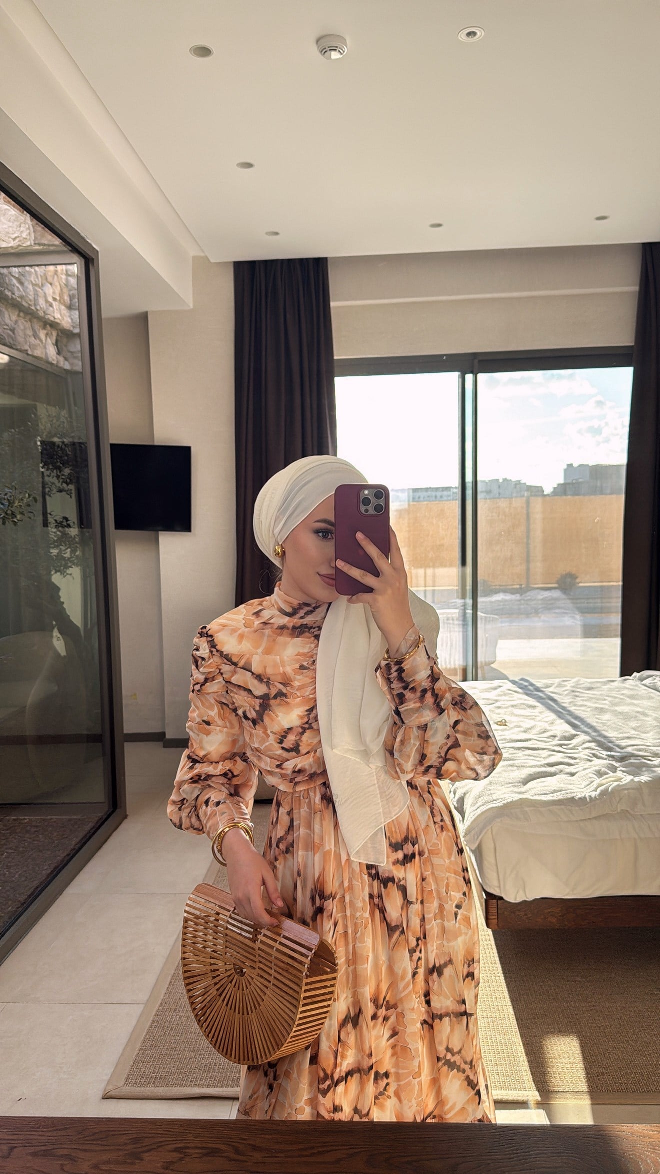 Glam Elbise - Bej