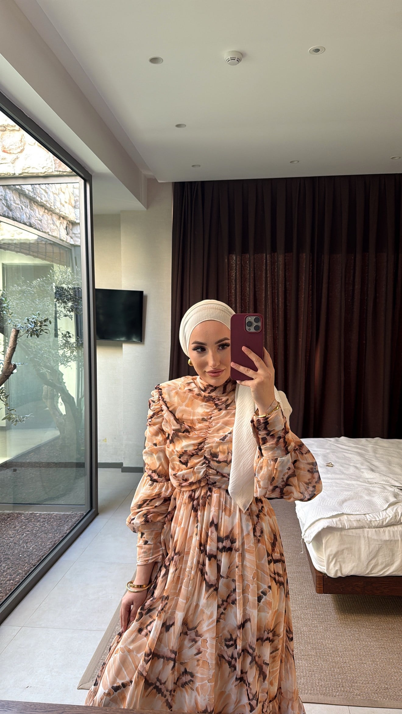 Glam Elbise - Bej