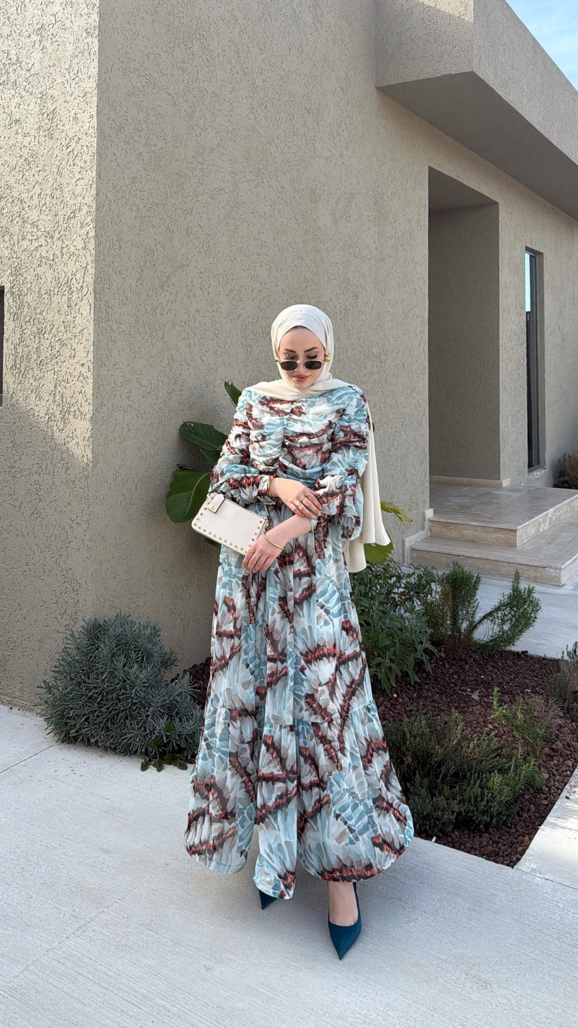 Glam Elbise - Su Yeşili